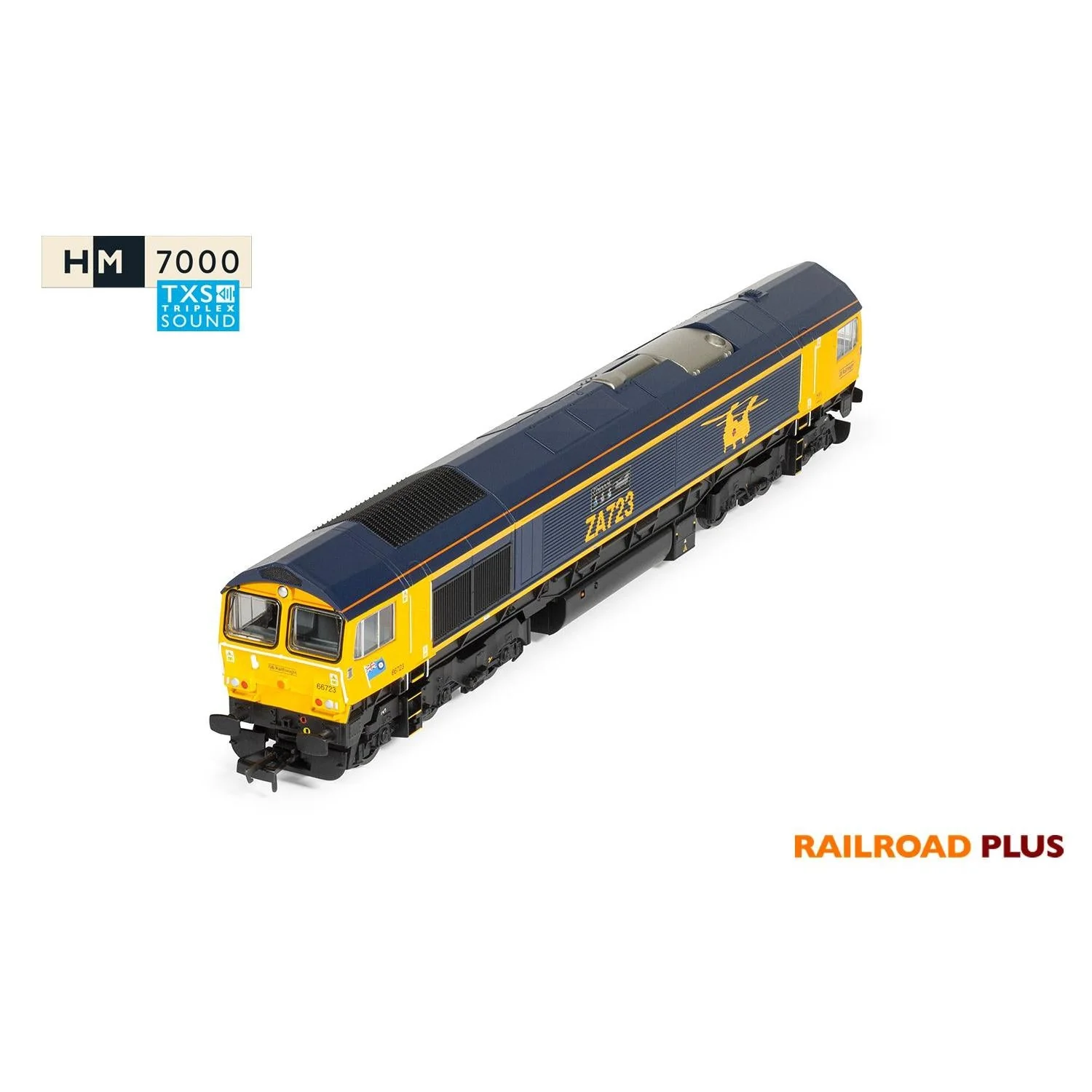 Hornby OO Railroad Plus with Sound GBRF Class 66 - Image 5