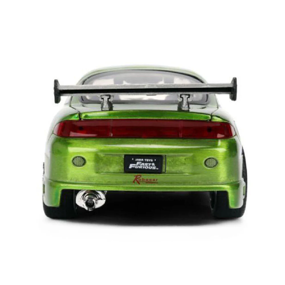 Jada 1:24 Fast & Furious 1995 Brian’s Mitsubishi Eclipse Anniversary Diecast Car - Image 6