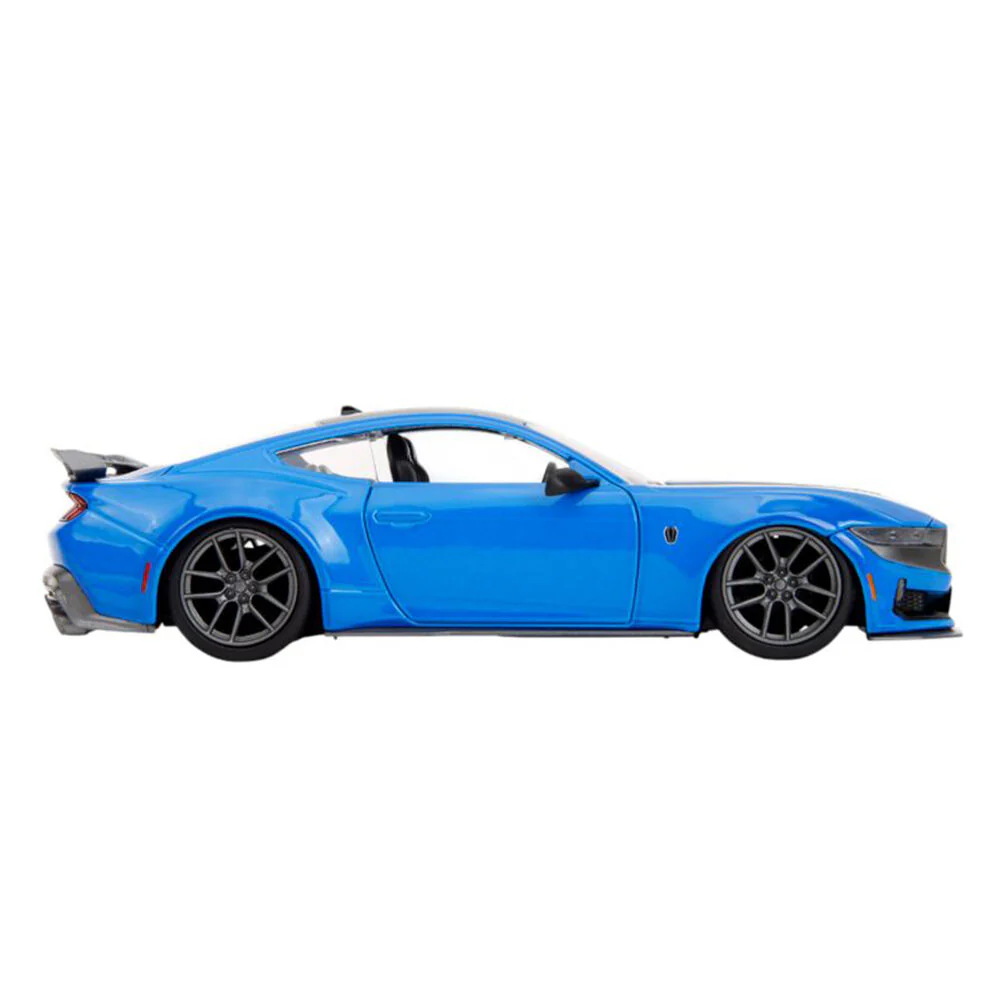 Jada 1:24 Scale Big Time Muscle 2024 Ford Mustang Dark Horse Diecast Vehicle - Image 5