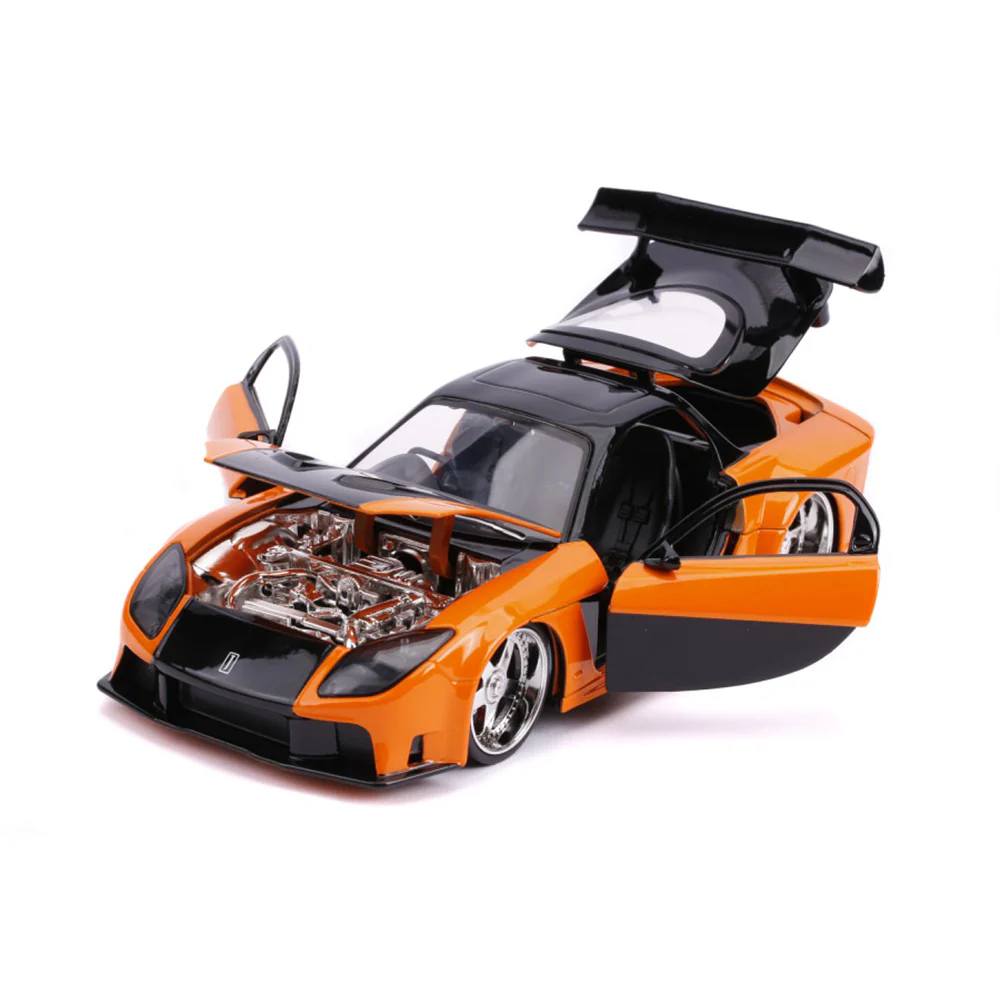 Jada 1:24 Scale Fast & Furious Han's Mazda RX-7 Diecast Model Car - Image 2