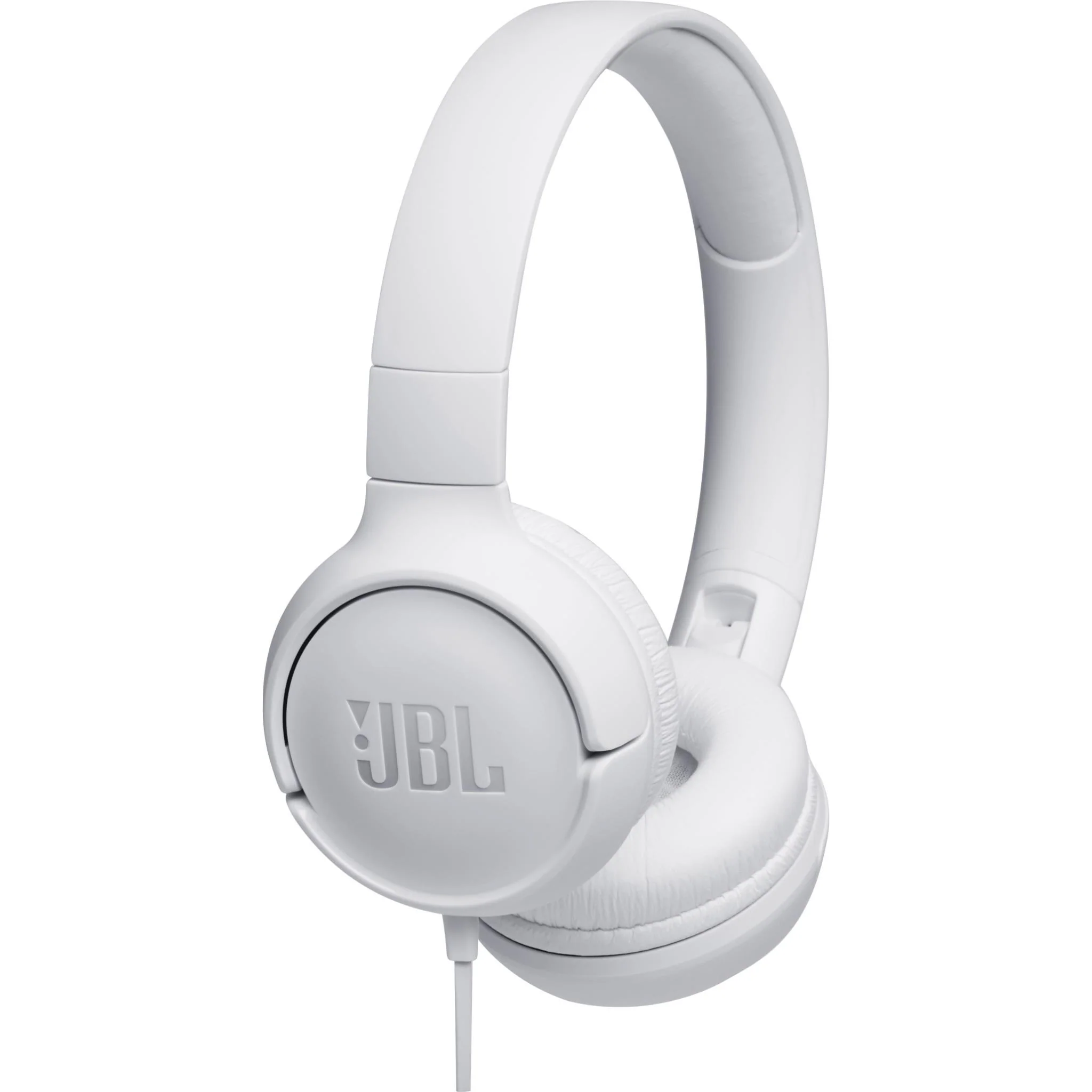 JBL Tune 500 Wired On-ear Headphones (White)