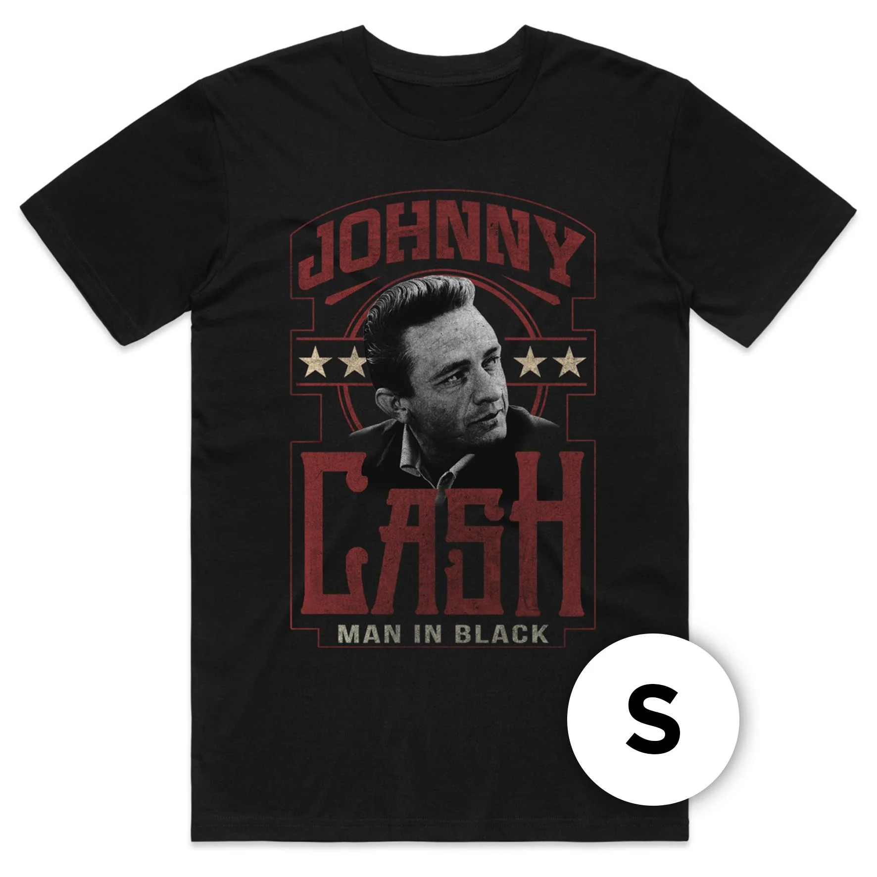 Johnny Cash - Man In Black T-Shirt (Small)