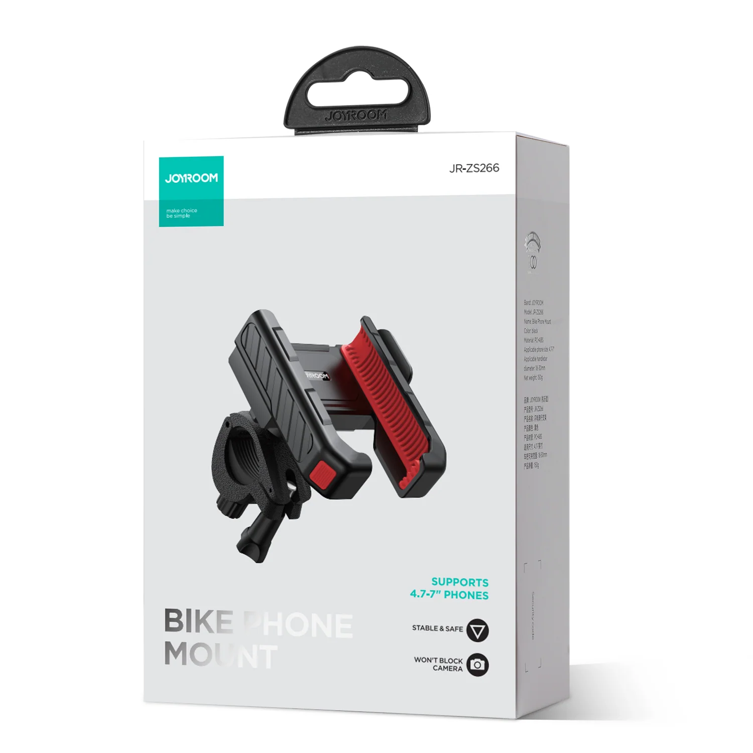 JoyRoom Bike Mount Phone Holder JR-ZS266 (Black) - Image 3