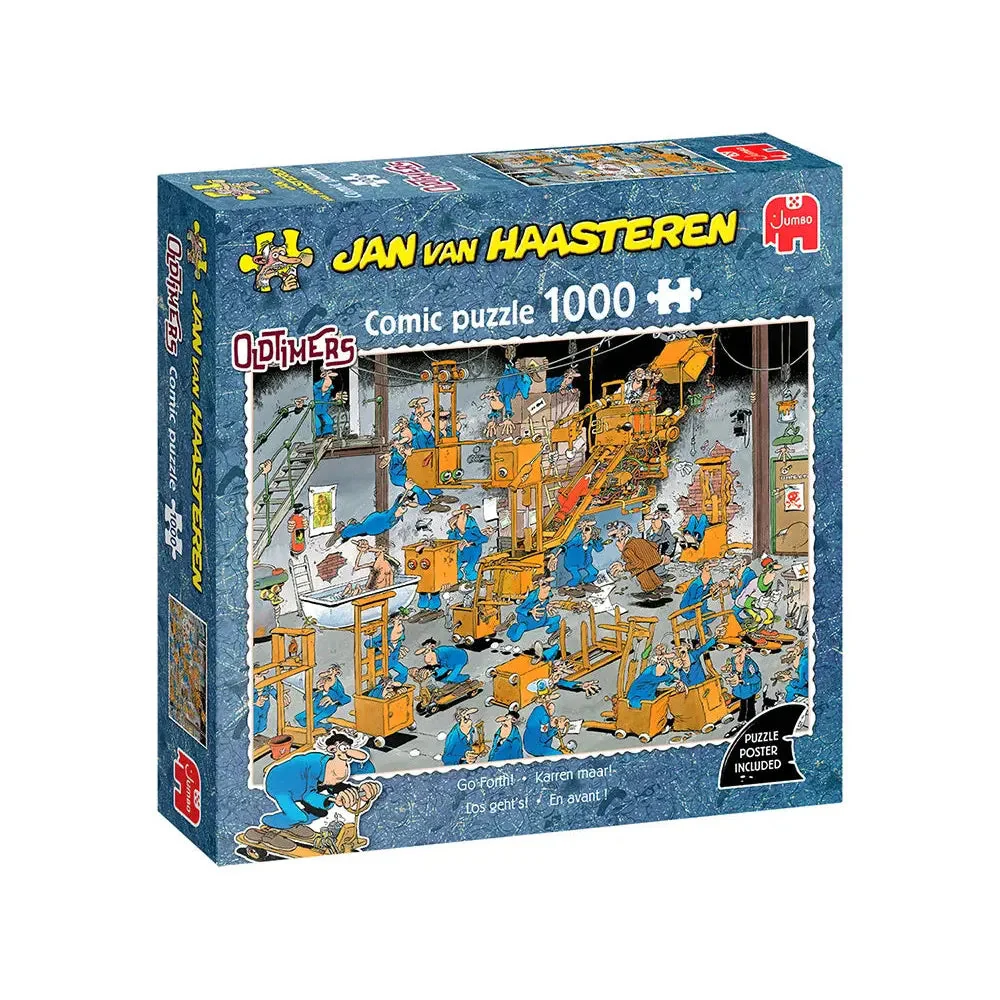 Jumbo 1000pc JVH Oldtimers Go Forth! Puzzle