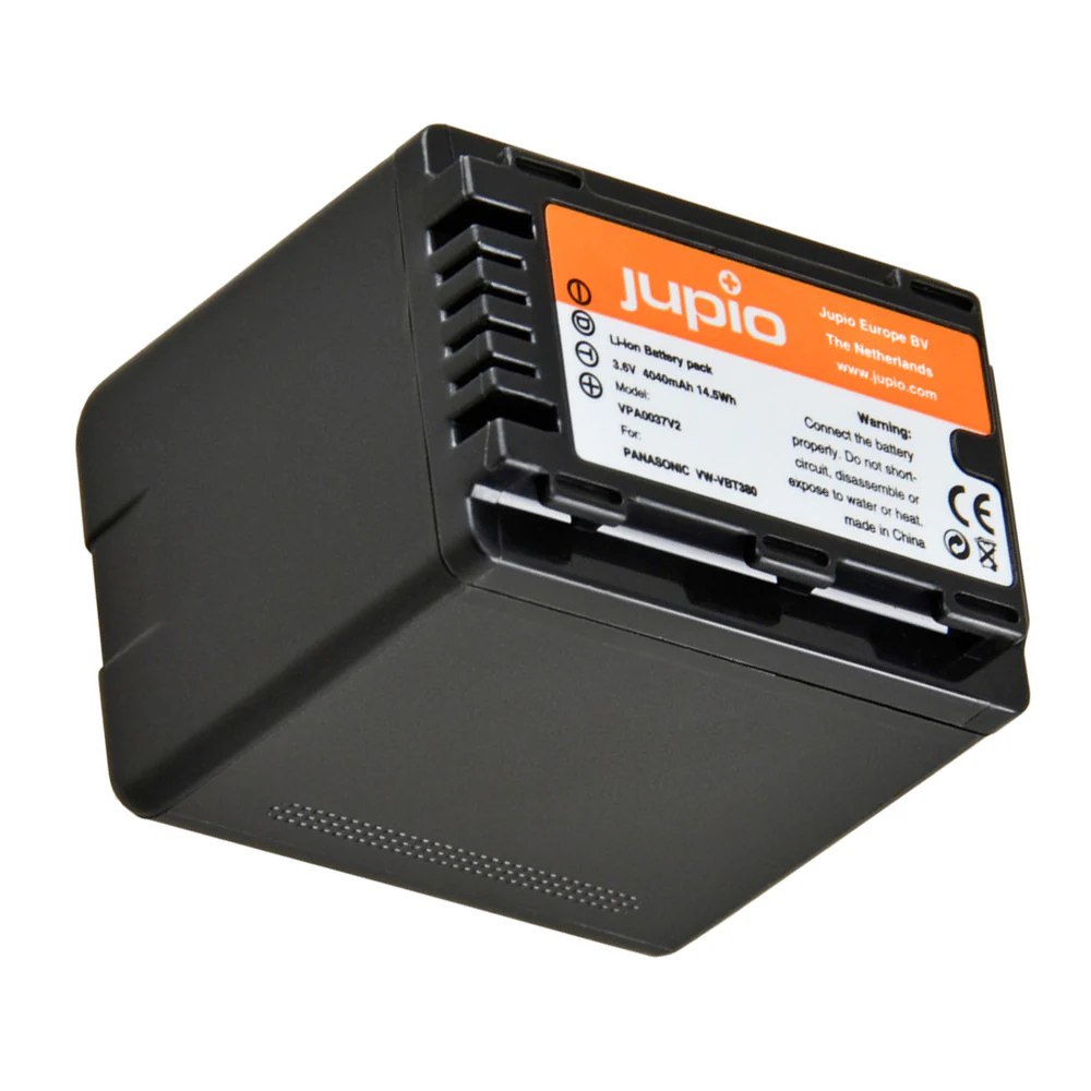 Jupio Li-Ion 3.6V 4040mAh Rechargeable Battery For Panasonic VW-VBT380 Cam - Image 2