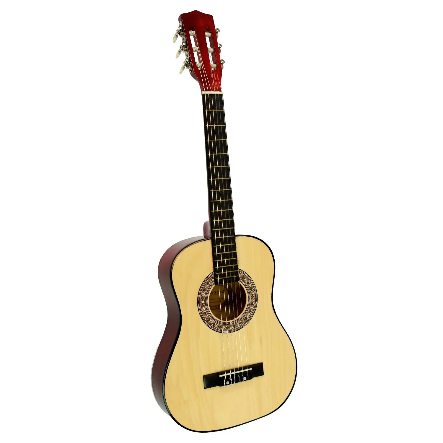 Karrera 34in Acoustic Childrens Wooden Guitar (Natural) - Image 2