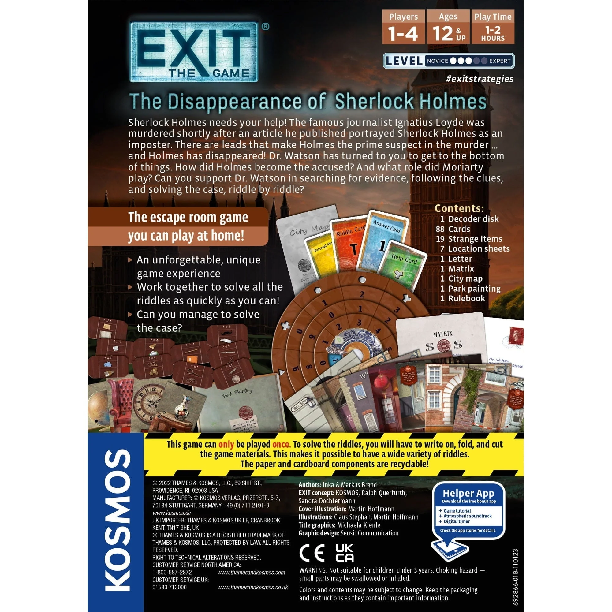 Kosmos Exit The Disappearance of Sherlock Holmes Game - Image 2