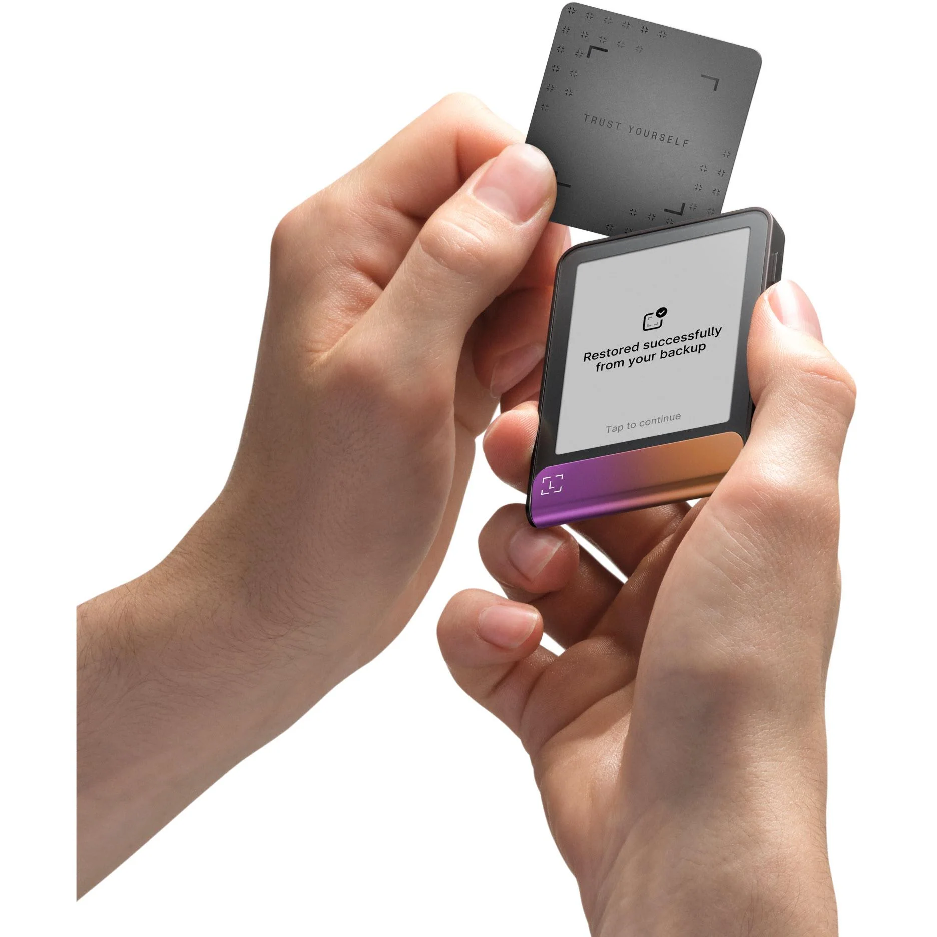 Ledger Flex Crypto Hardware Wallet with Recovery Key (Ferro Fuchsia) - Image 2