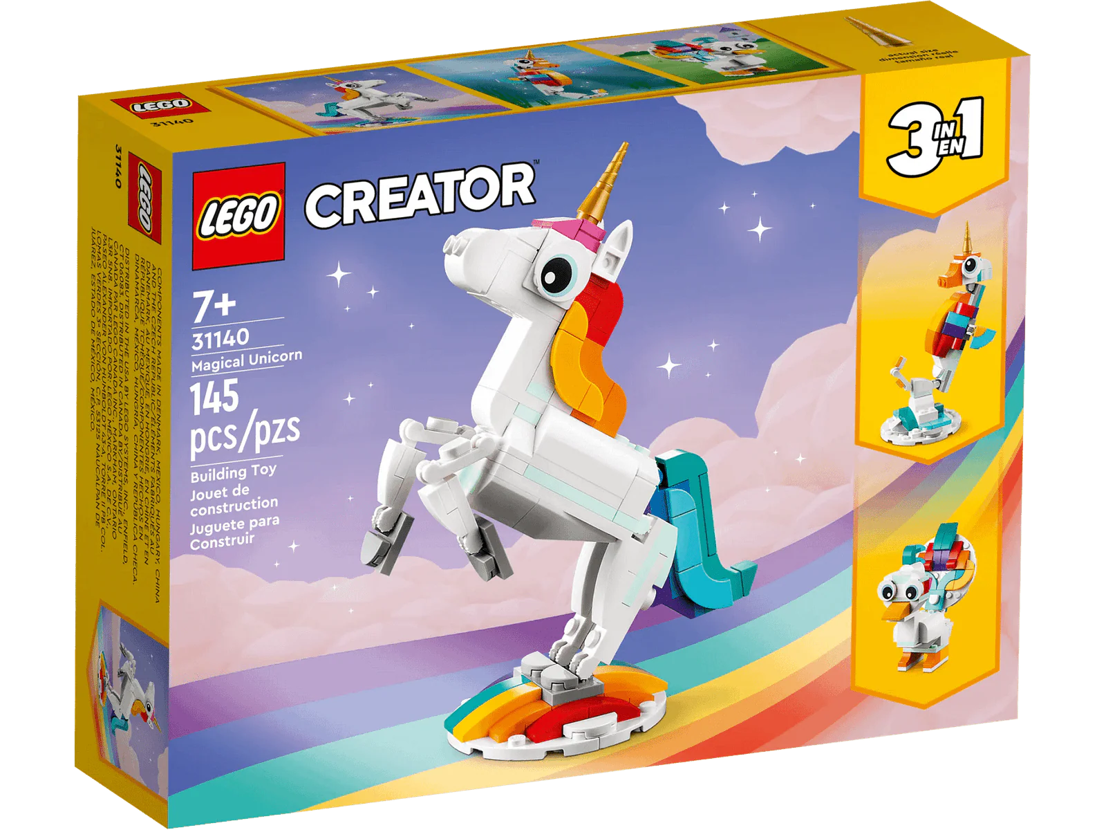LEGO 31140 Magical Unicorn - Creator 3in1