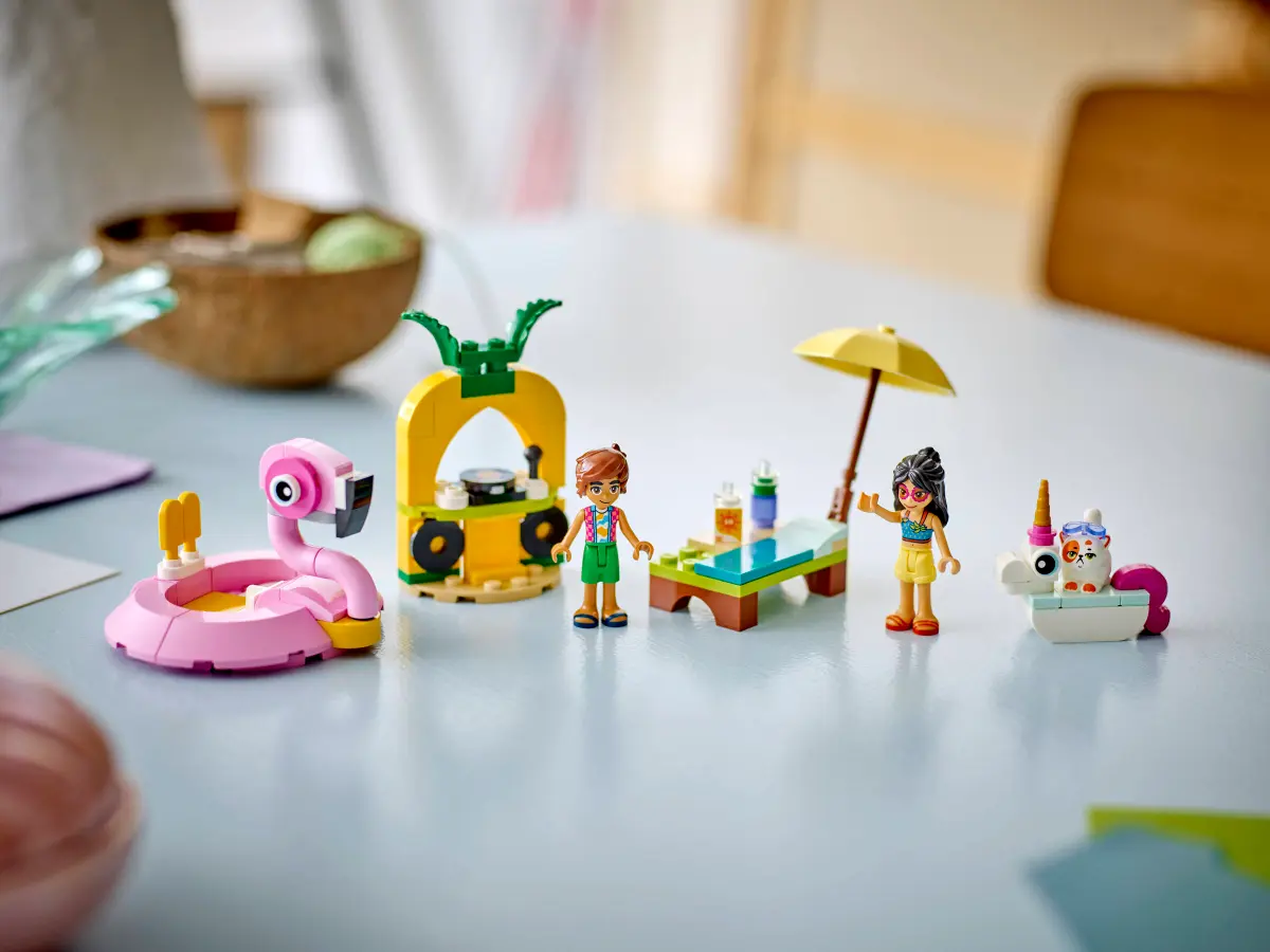 LEGO 42658 Unicorn & Flamingo Pool Party - Friends - Image 6