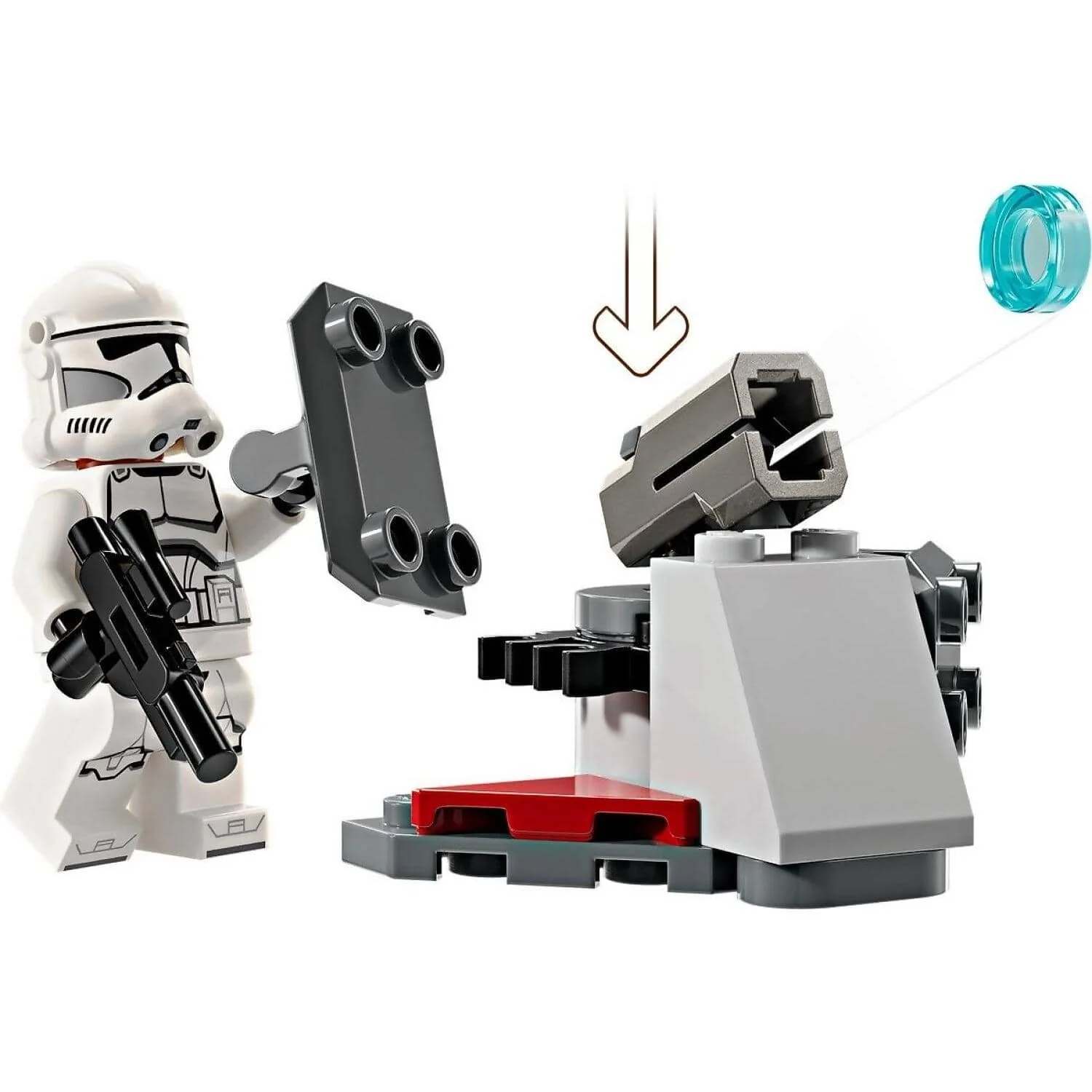 LEGO 75372 Clone Trooper™ & Battle Droid™ Battle Pack - Star Wars - Image 3