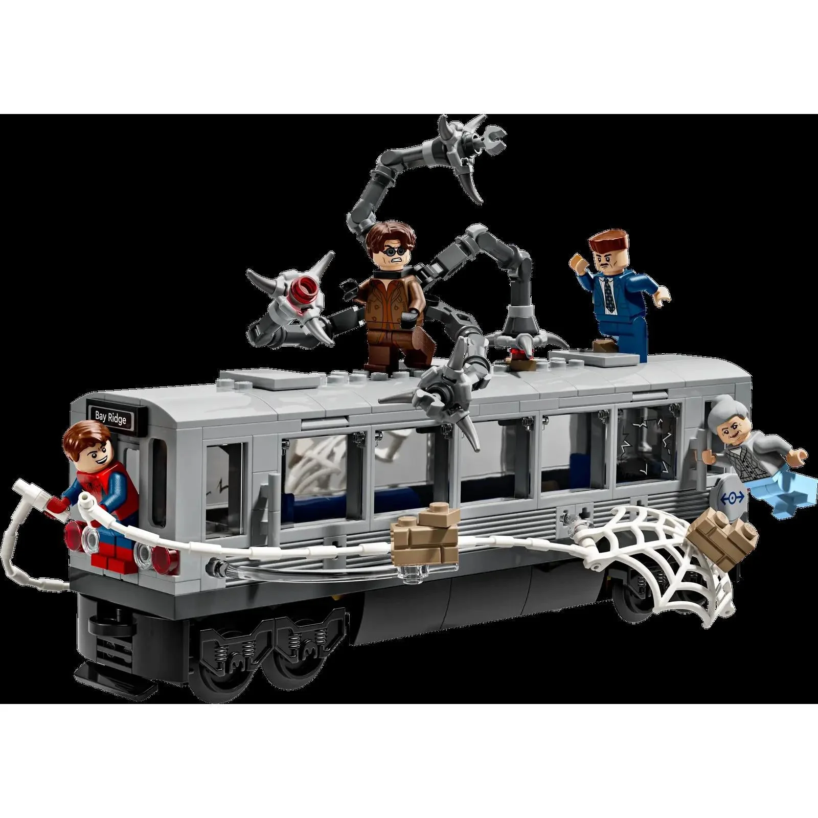 Lego Marvel Spiderman Vs. Doc Ock Subway Train Scene - Image 2