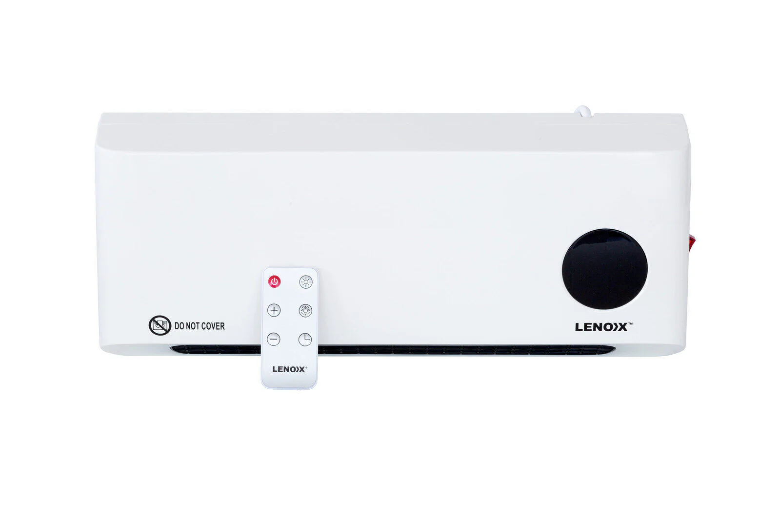 Lenoxx Wall-Mounted Heater & Fan with Remote Control
