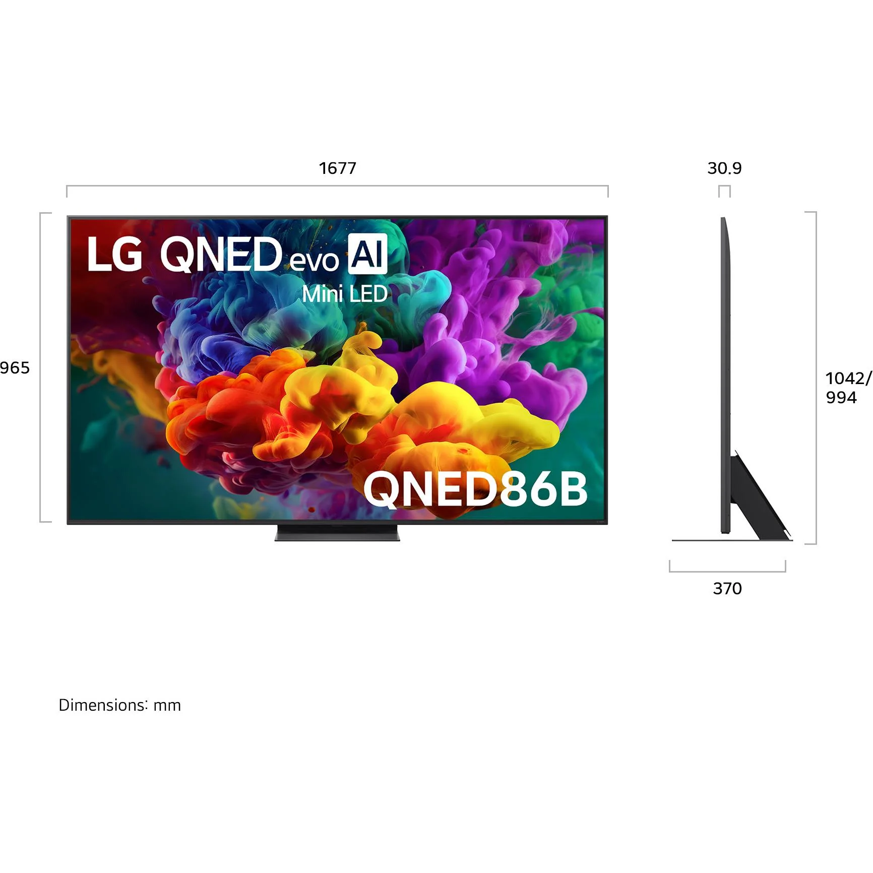 LG 75" QNED86B EVO AI Mini-LED 4K Smart TV [2026] - Image 4