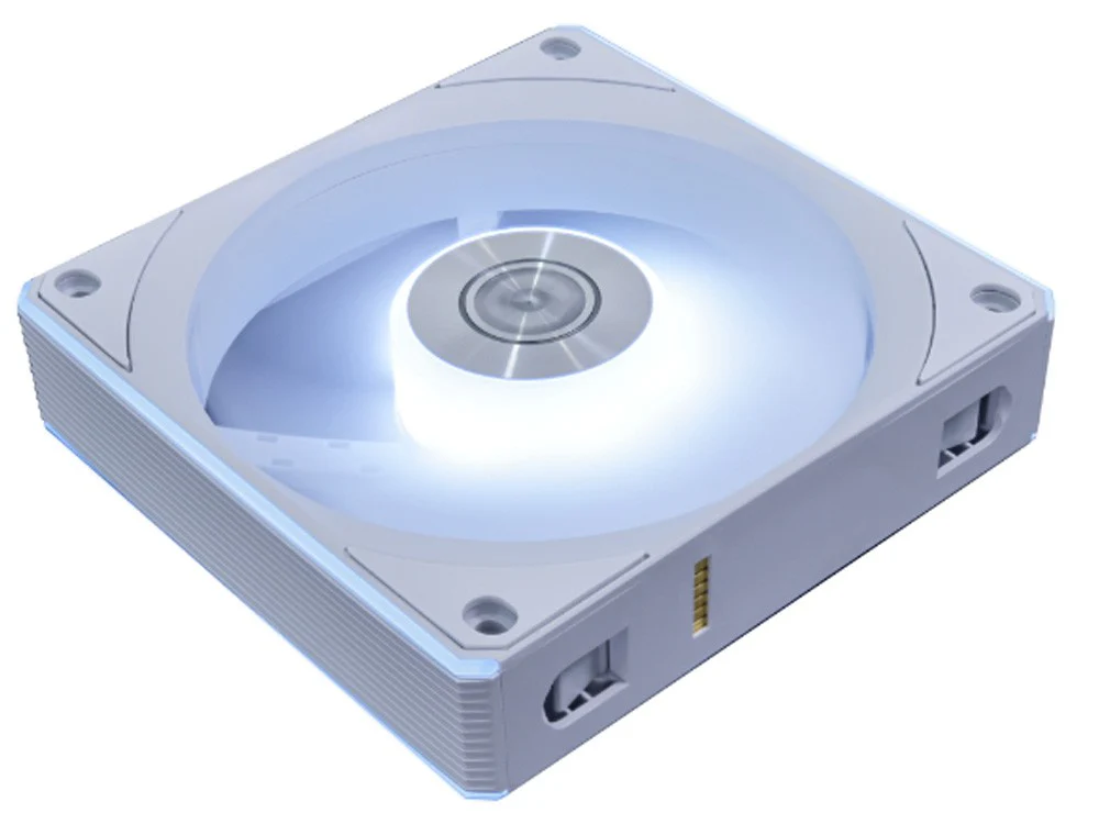 Lian Li UNI Fan CL Wireless 120mm RGB White PWM Fan with Controller - Triple Pack (12CL1W3W) - Image 3