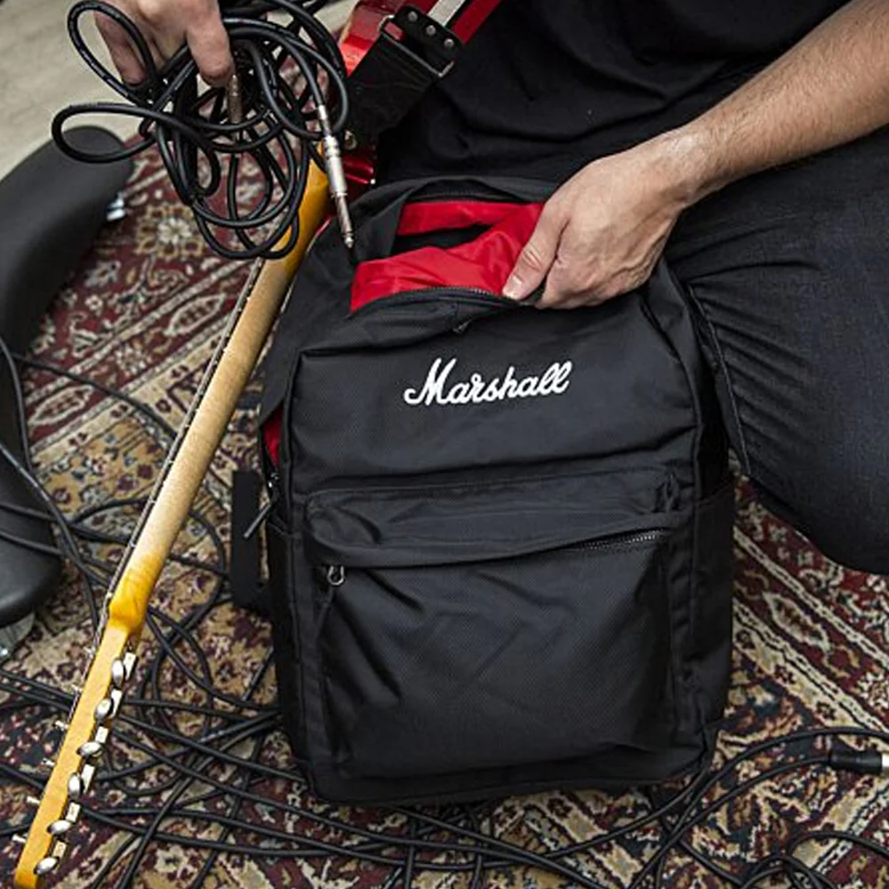 Marshall Crosstown Backpack (Black/White) - Image 3