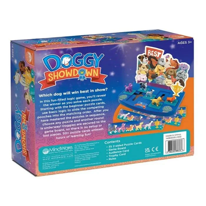 Mindware Doggy Showdown Board Game Puzzle Cards - Image 4
