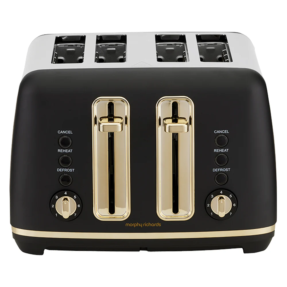 Morphy Richards Ascend 4 Slice Toaster (Gold/Black)