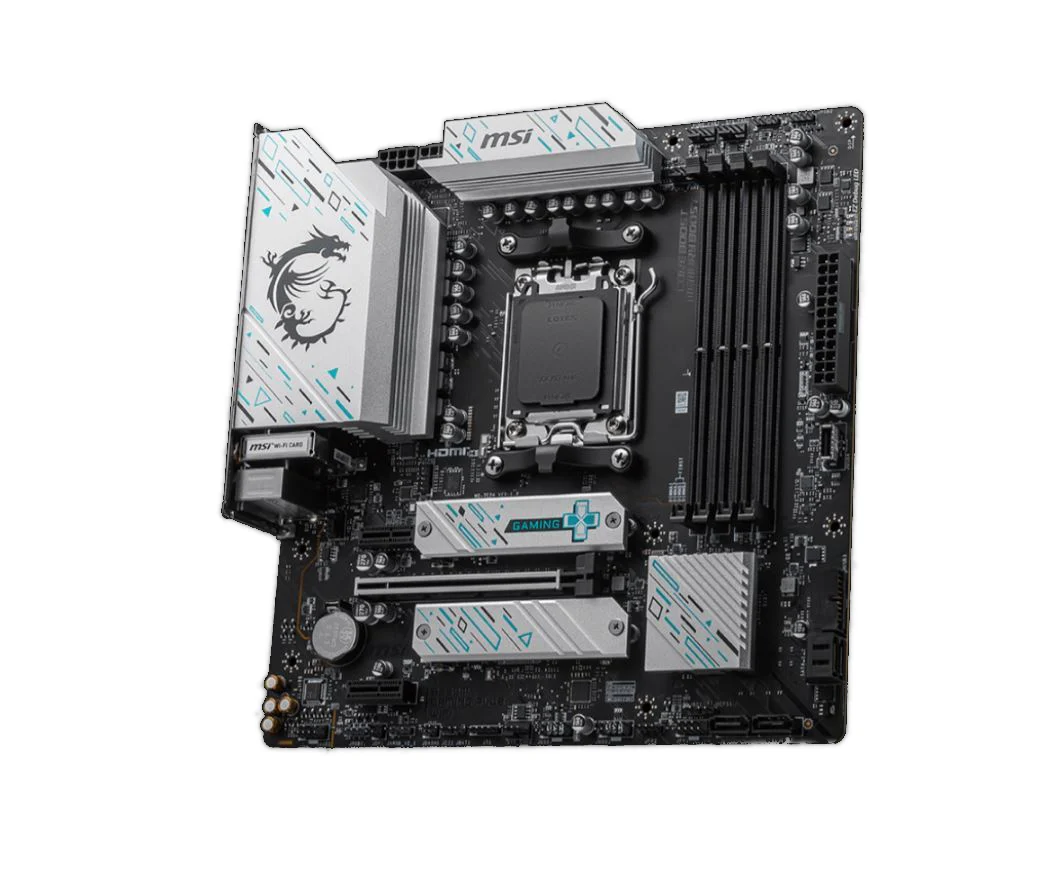 MSI B650M GAMING PLUS WIF AMD AM5 mATX Motherboard, 4x DDR5, 1x PCI-E x16, 2x PC -