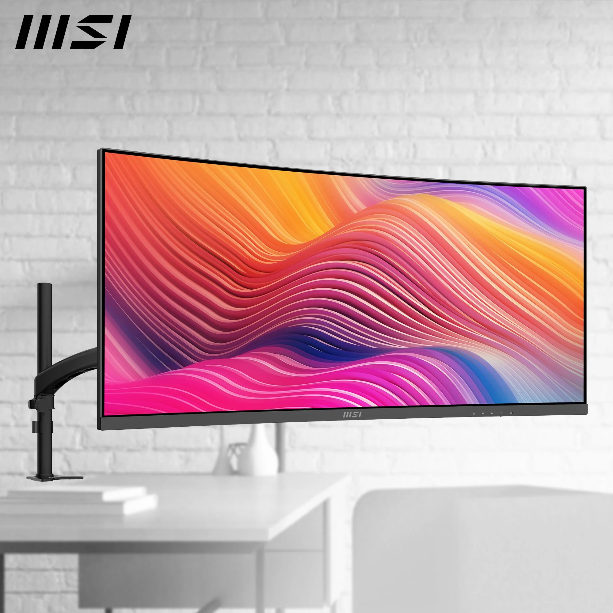 MSI Modern MD342CQP 34" UWQHD 120Hz USB-C 98W Curved Professional Monitor - Image 4