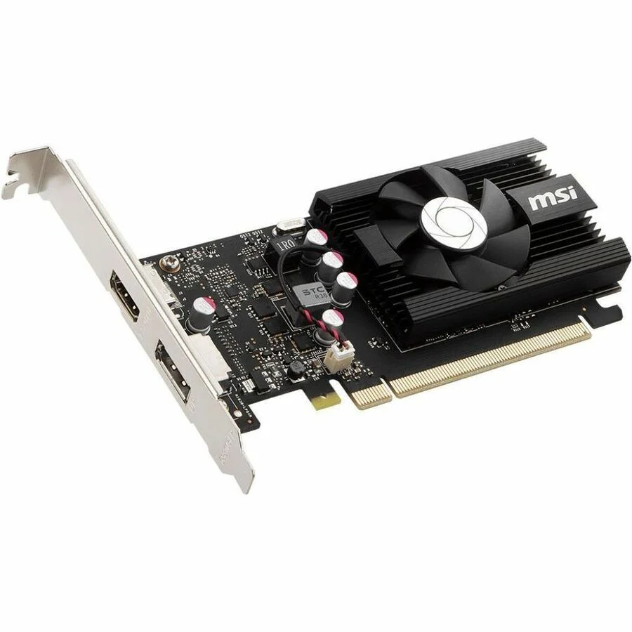 MSI NVIDIA GeForce GT 1030 Graphic Card - 4 GB DDR4 SDRAM - Low-profile - 1.19 G - - Image 4