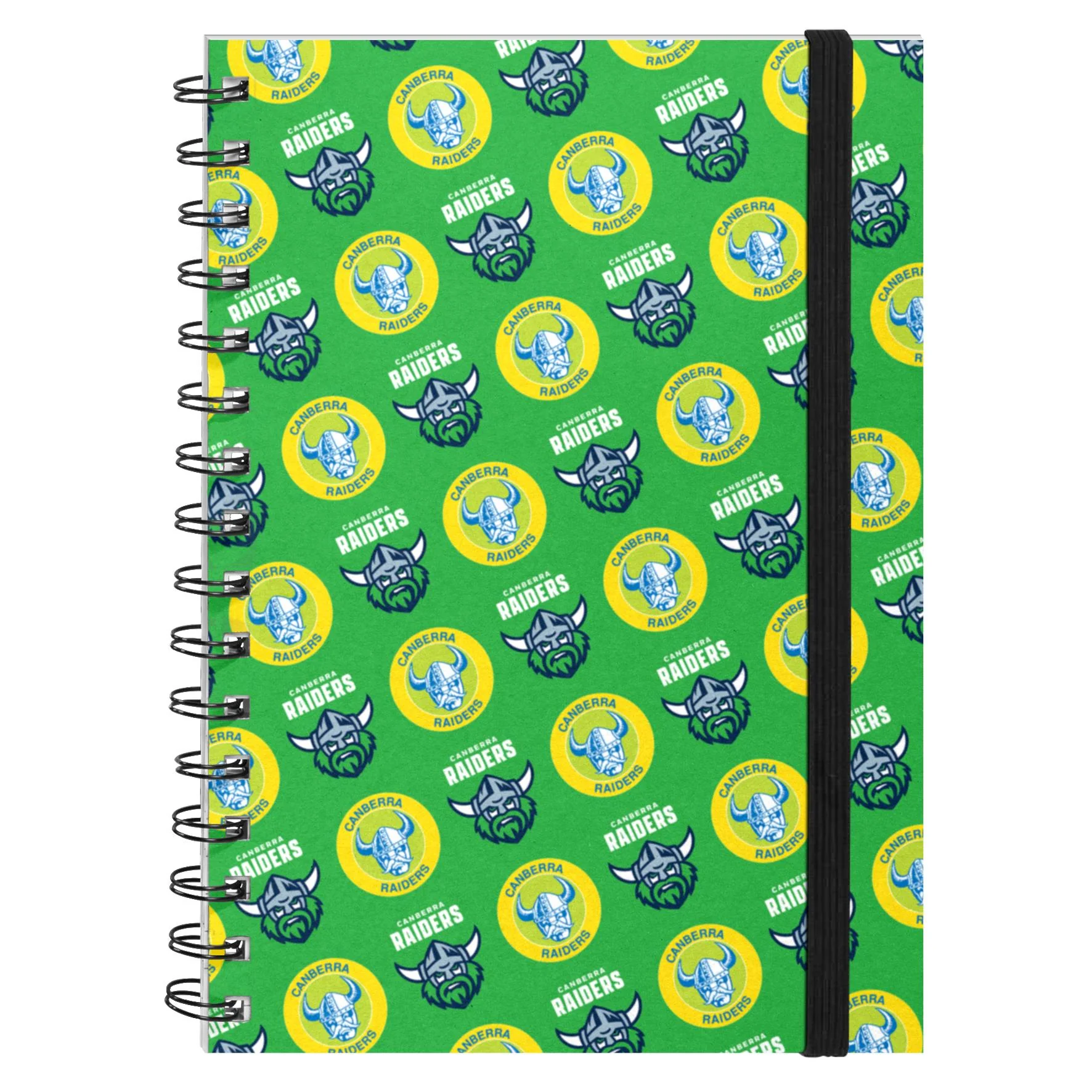 NRL - Canberra Raiders Hardcover A5 Spiral Notebook