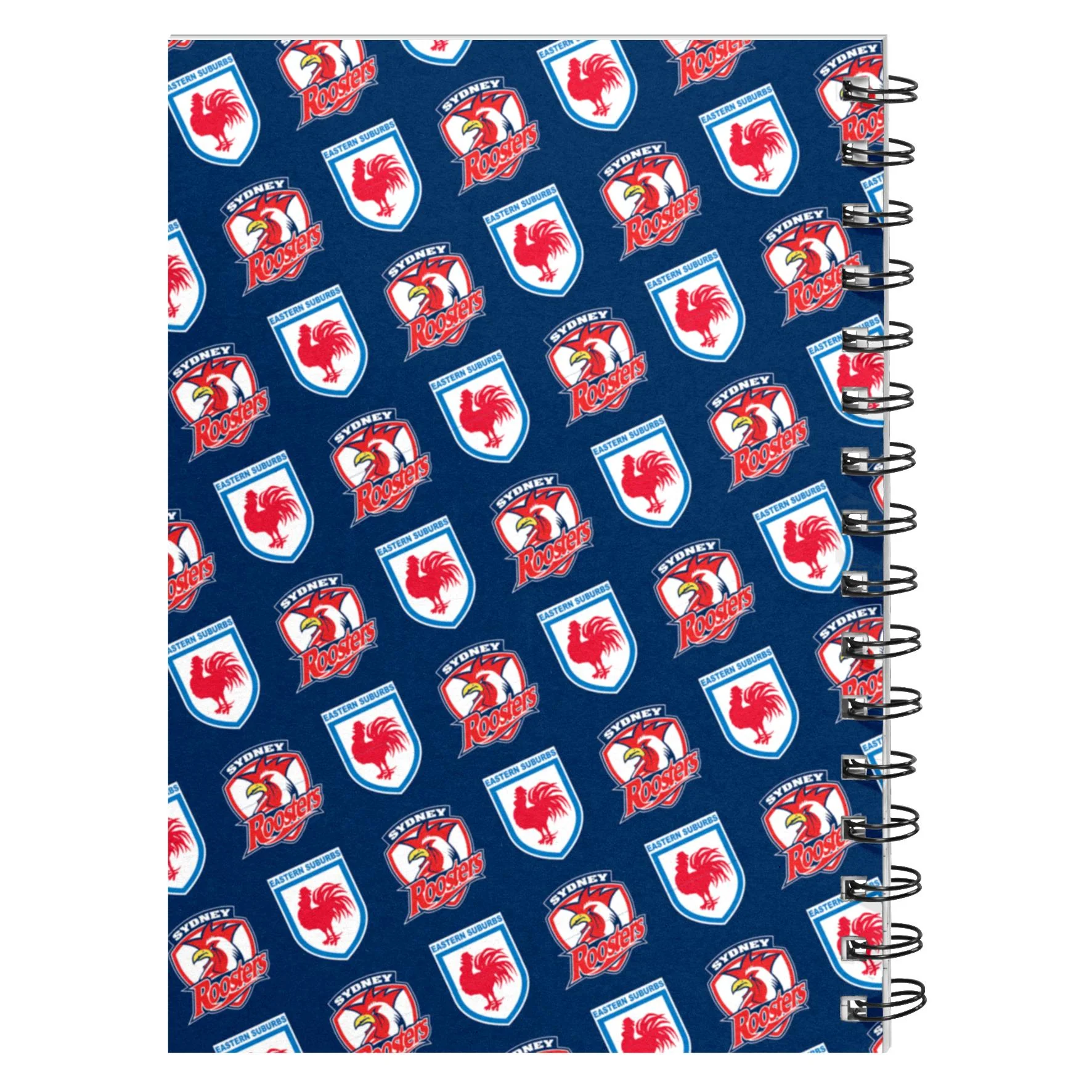 NRL - Sydney Roosters Hardcover A5 Spiral Notebook - Image 2