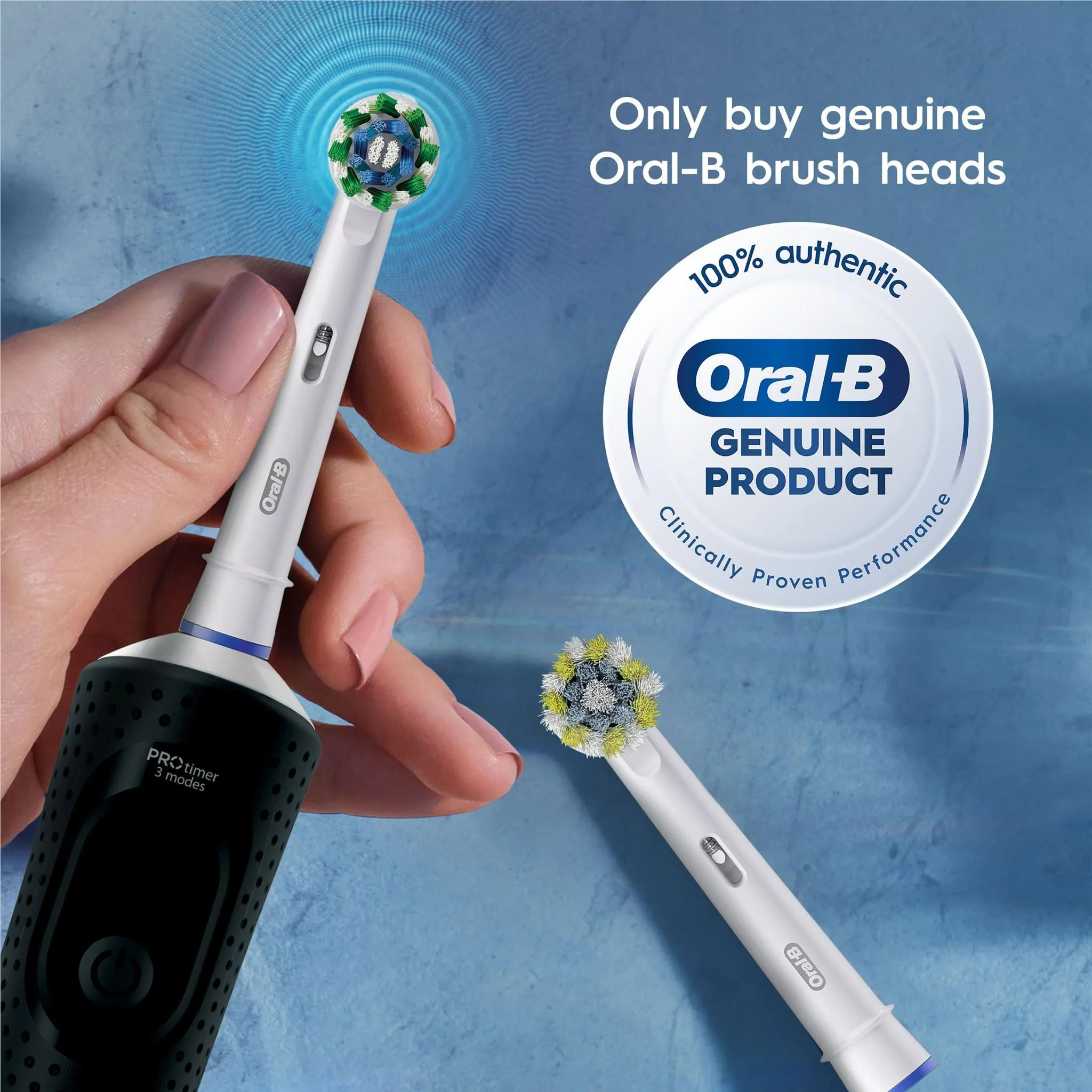 Oral-B Everyday Clean Electric Toothbrush Replacement Brush Heads - Image 2