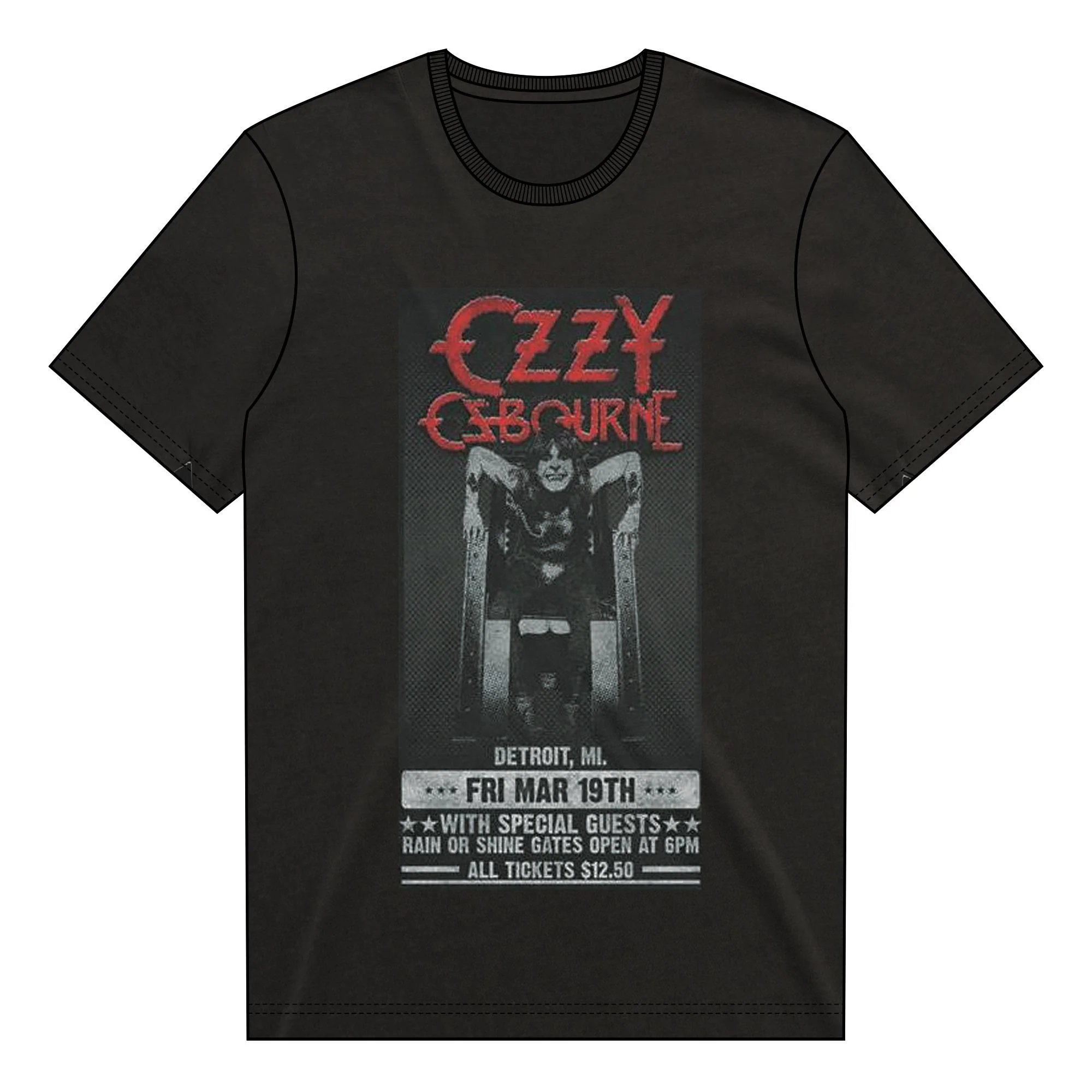 Ozzy Osbourne - Detroit T-Shirt (Large)