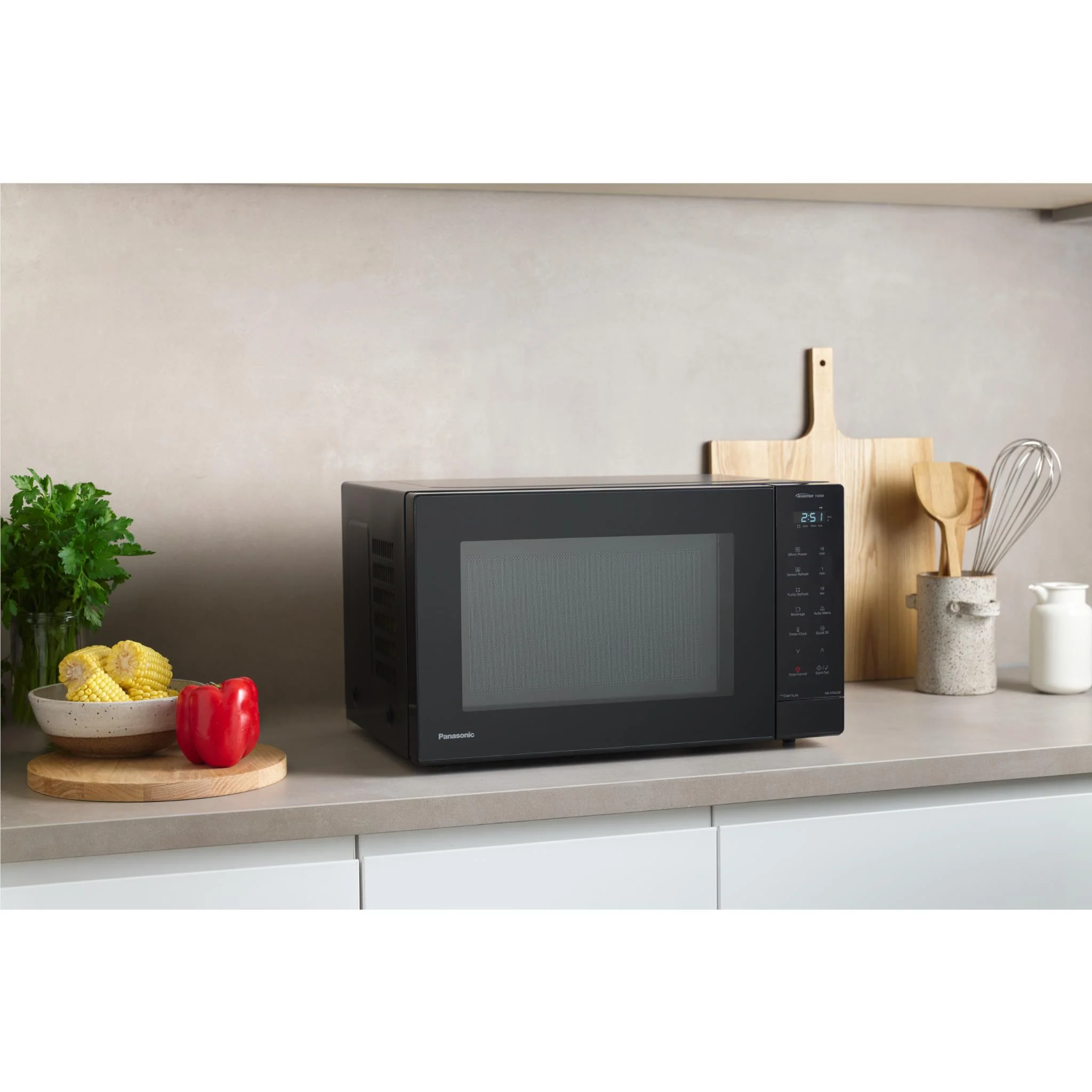 Panasonic 32L Inverter Sensor Microwave Oven (Black) - Image 6