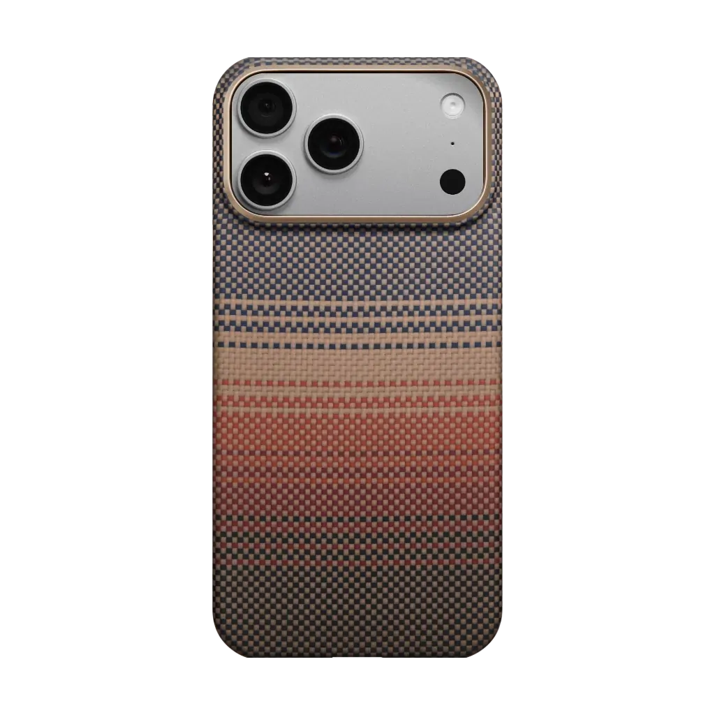 PITAKA Aramid Fibre Ultra-Slim Case For iPhone 17 Pro Sunset