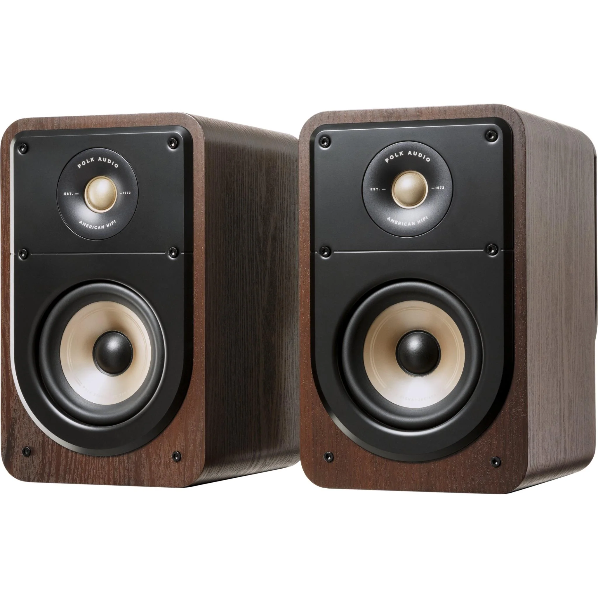 Polk Audio  ES15 Bookshelf Speakers (Brown) - Image 2