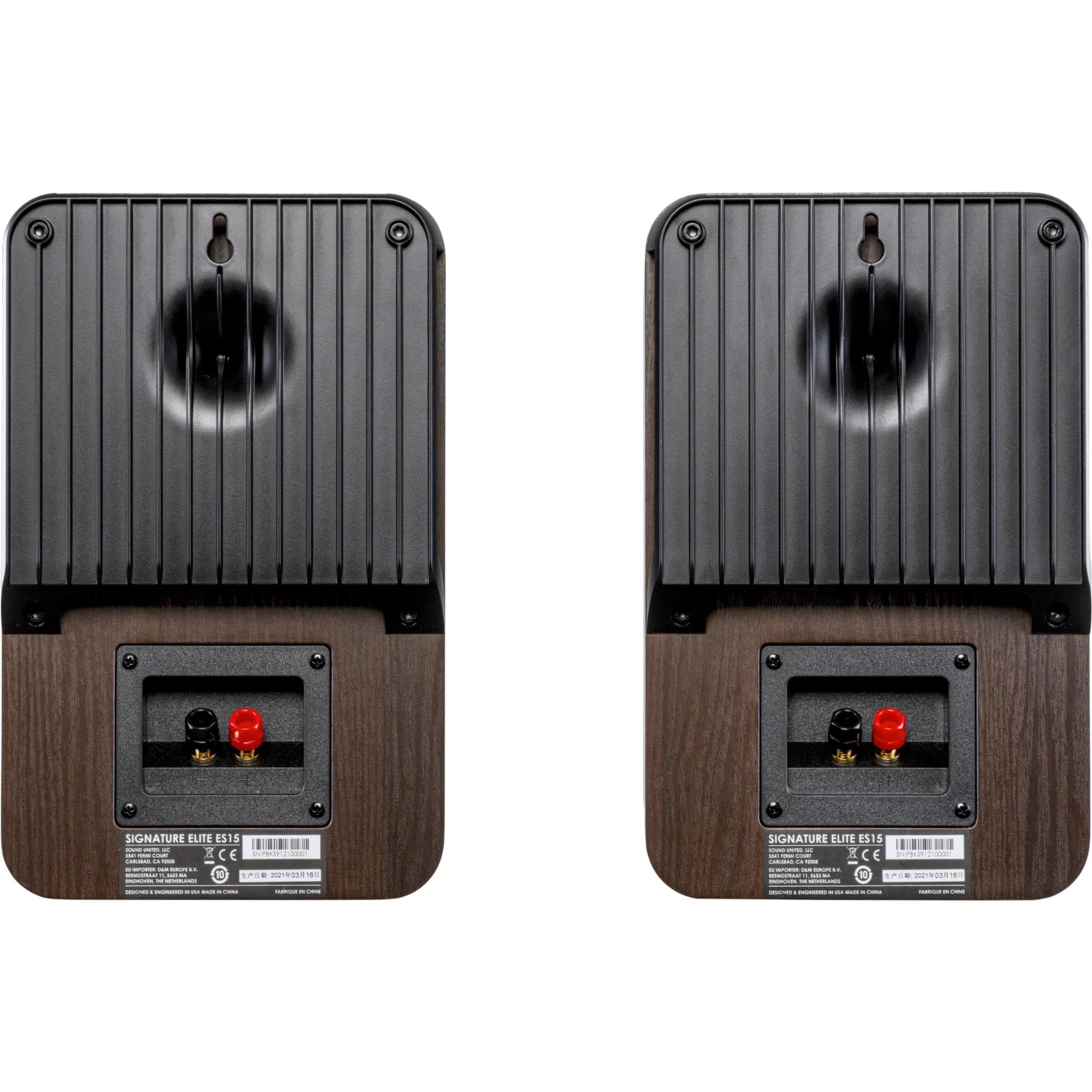 Polk Audio  ES15 Bookshelf Speakers (Brown) - Image 5