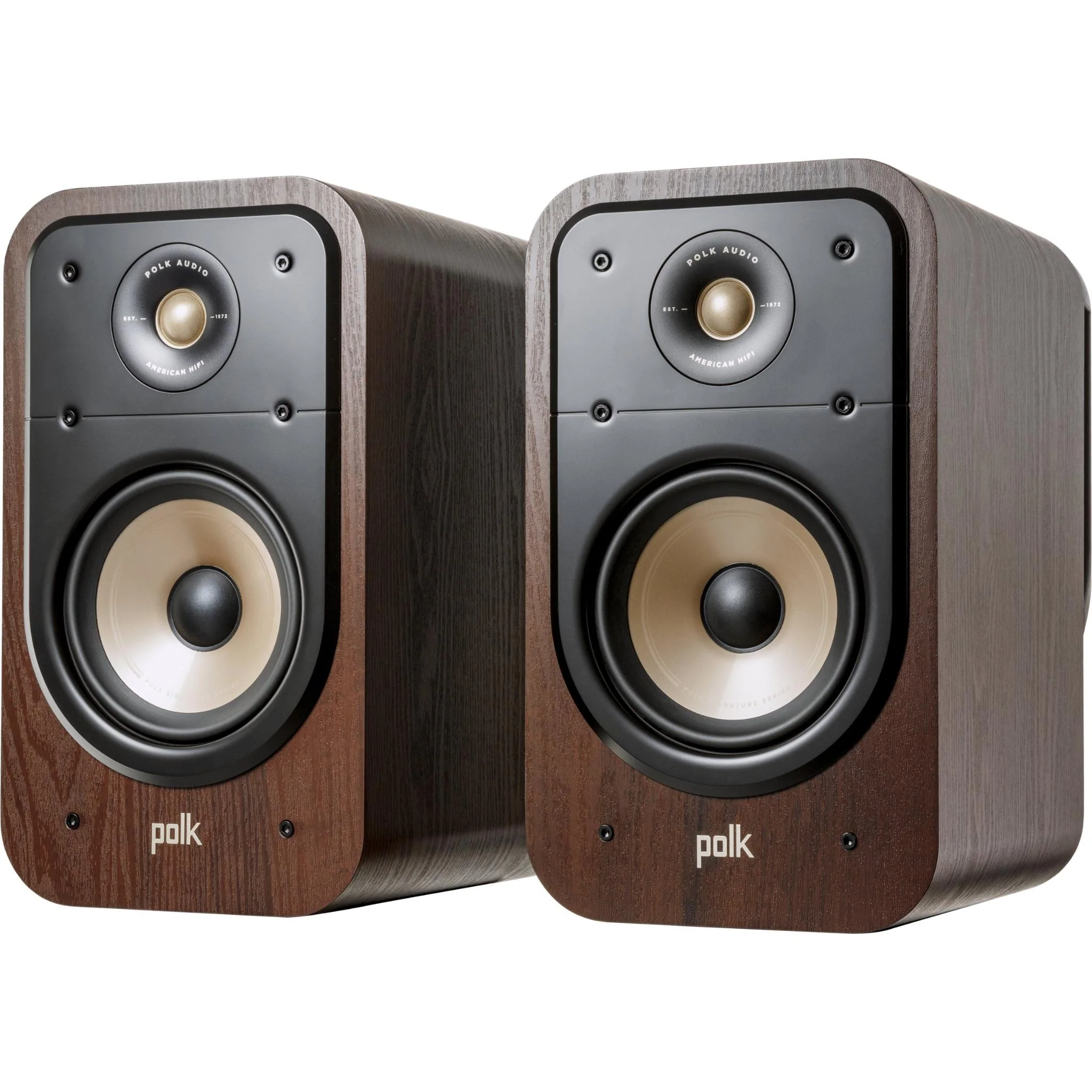 Polk Audio ES20 Bookshelf Speakers (Brown) - Image 2
