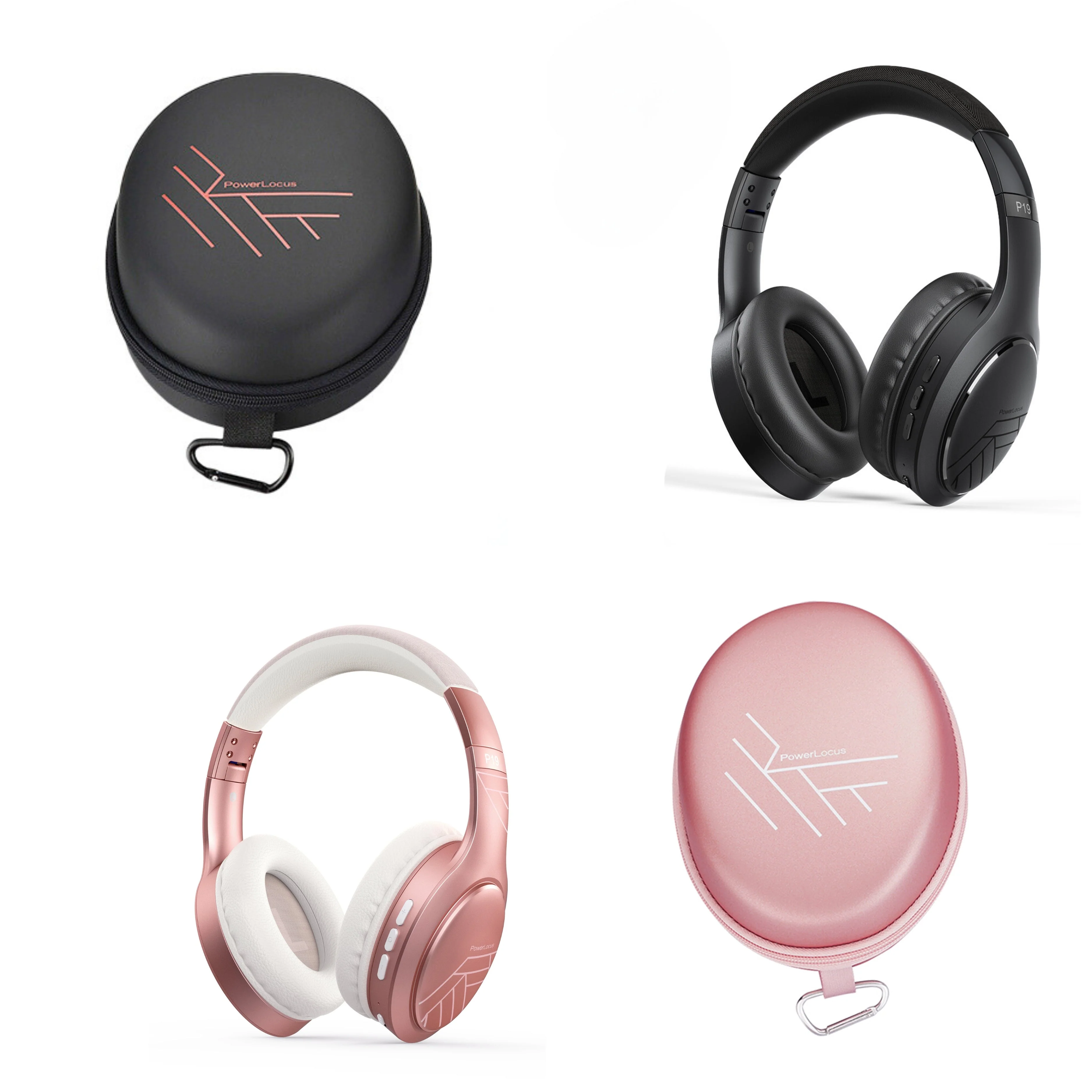 PowerLocus P19 Comfort Bluetooth Headphone (Black) - Image 2