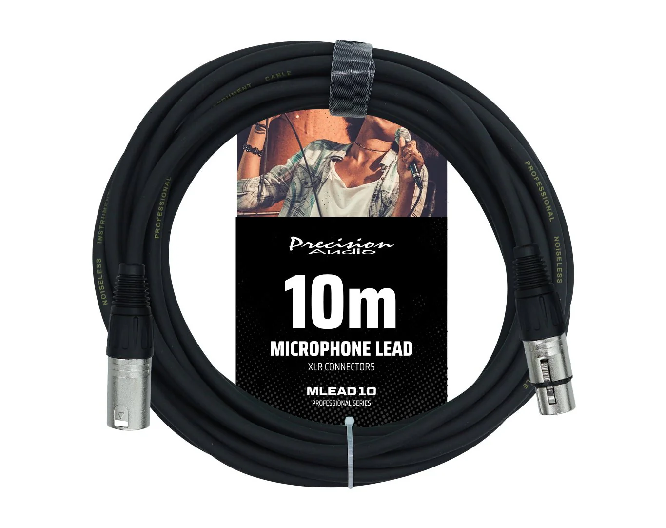 Precision Audio 10m XLR To XLR Microphone Cable