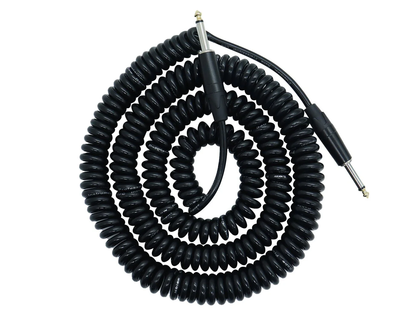 Precision Audio Guitar Coil Cable 1/4" Jack Premium Lead 10m - Image 3