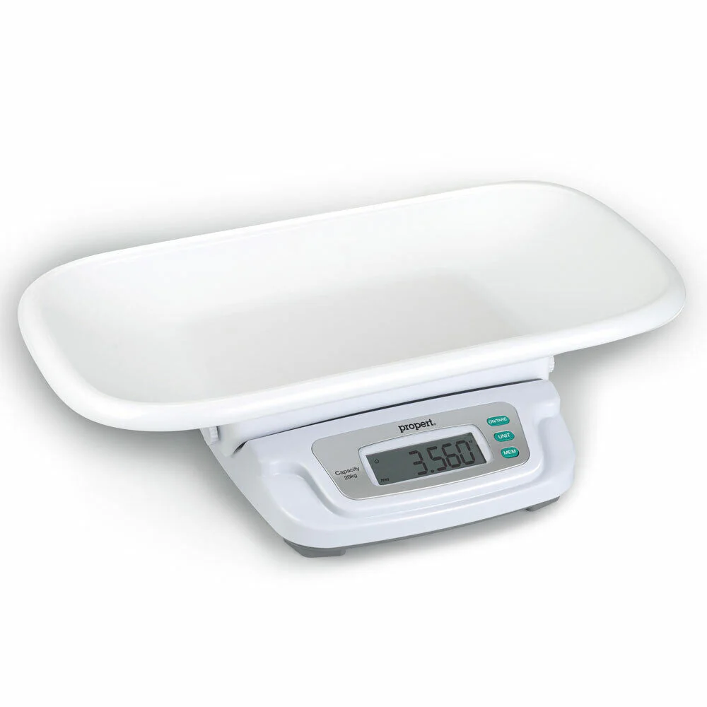 Propert Capacity Electronic Baby Scale with Detachable Cradle 20kg