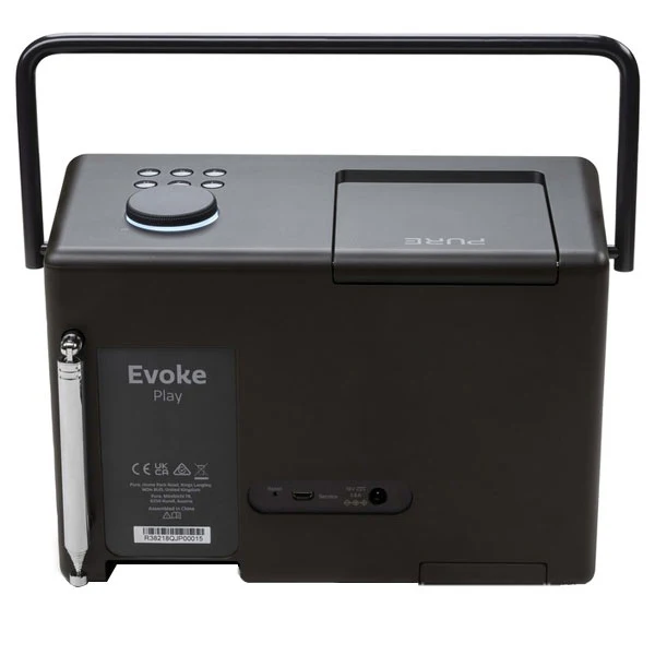 Pure Evoke Play Portable DAB+/FM Radio - Coffee Black - Image 4