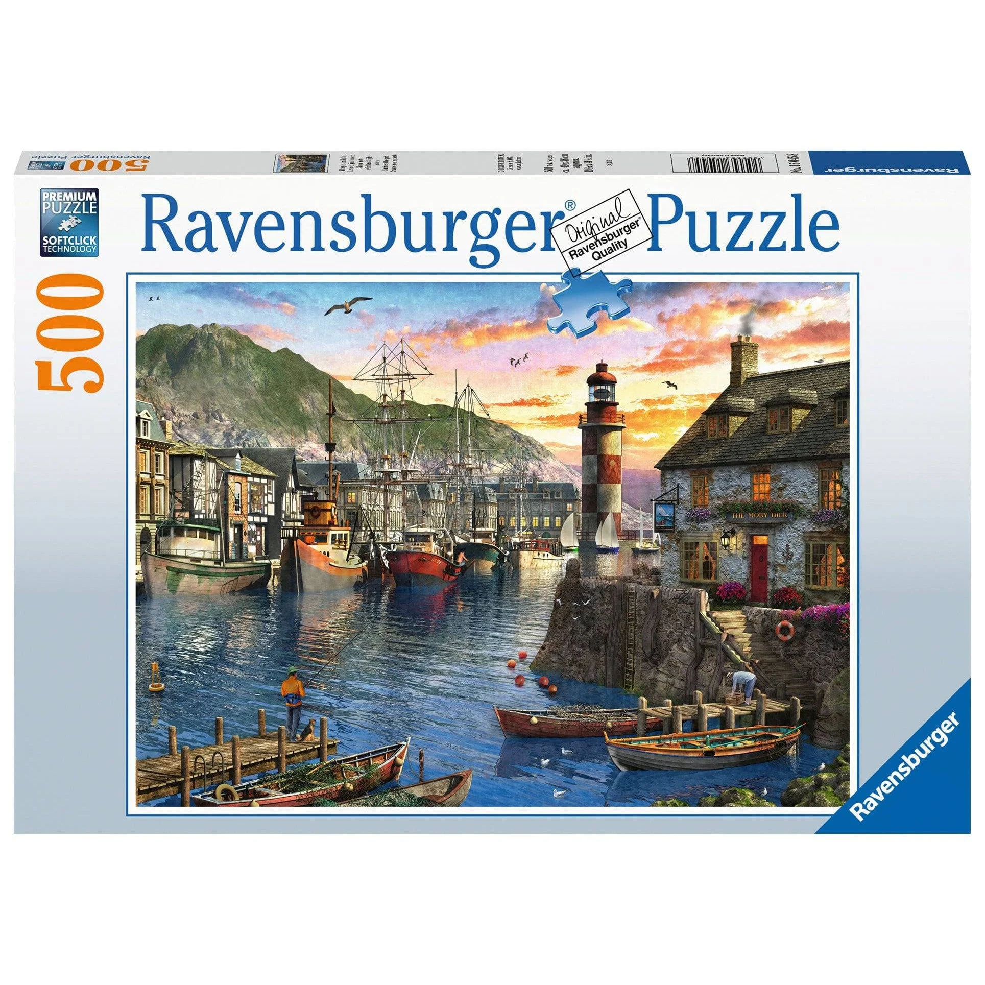 Ravensburger 500pc Sunrise at the Port Puzzle