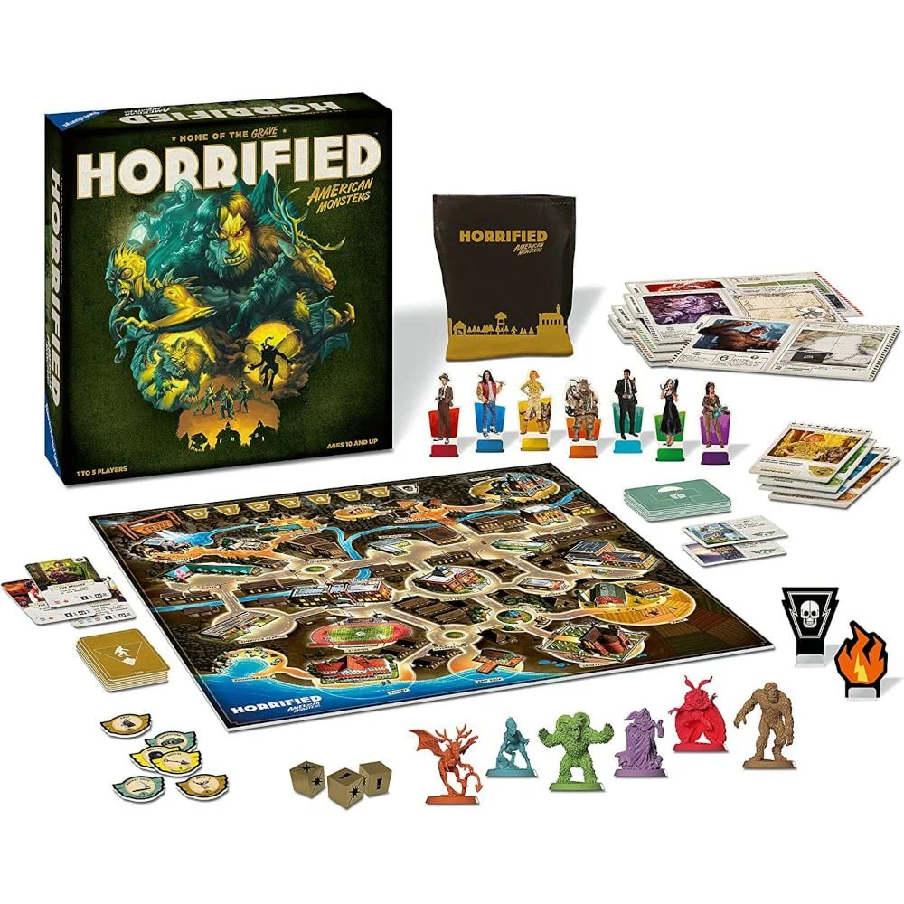 Ravensburger Horrified American Monsters - Game - Image 2