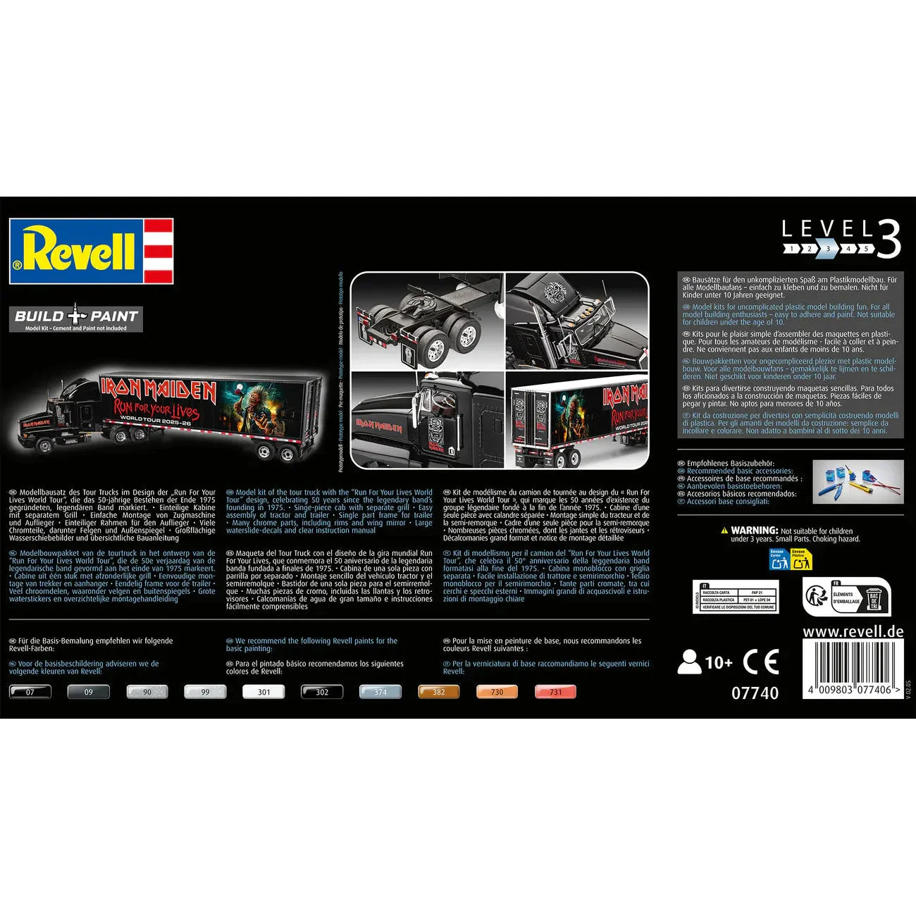 Revell 1/32 Tour Truck Iron Maiden - Image 3