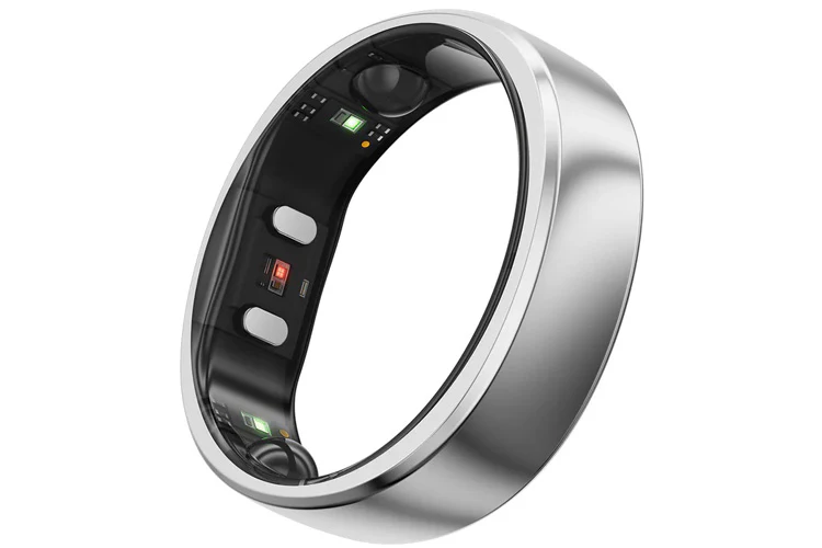 RingConn Gen 2 Air Smart Ring - Size 10 (Galaxy Silver)