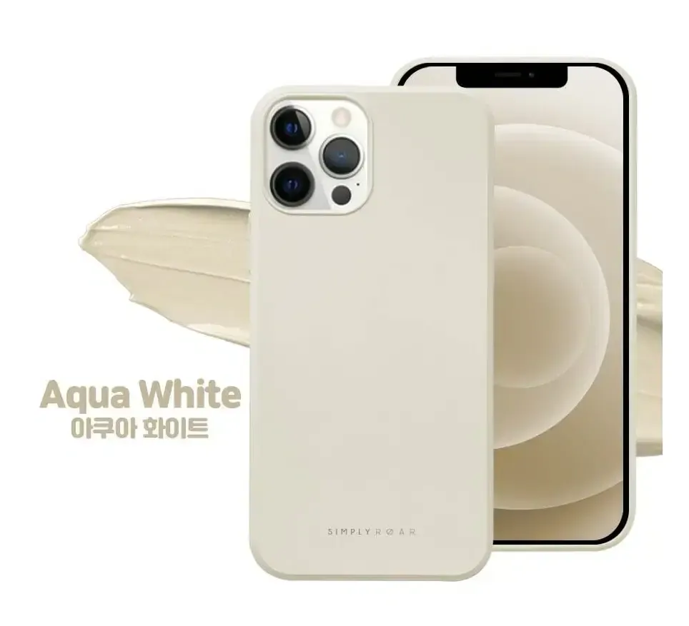 Roar Soft TPU [Space] Case,  iPh-14 / 13-White - White | iPhone 14