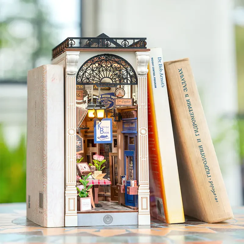 Robotime DIY Bookends Kit Arcade Dating - Image 3