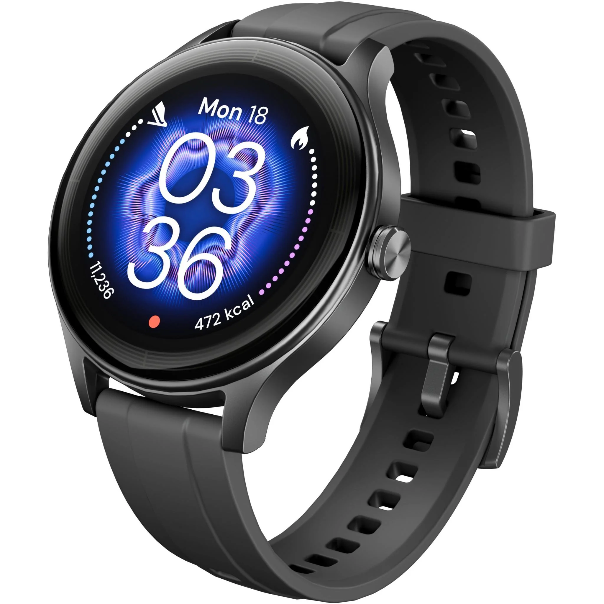 Ryze Flex Gen 2 Smart Watch (Black & Blue) - Image 2