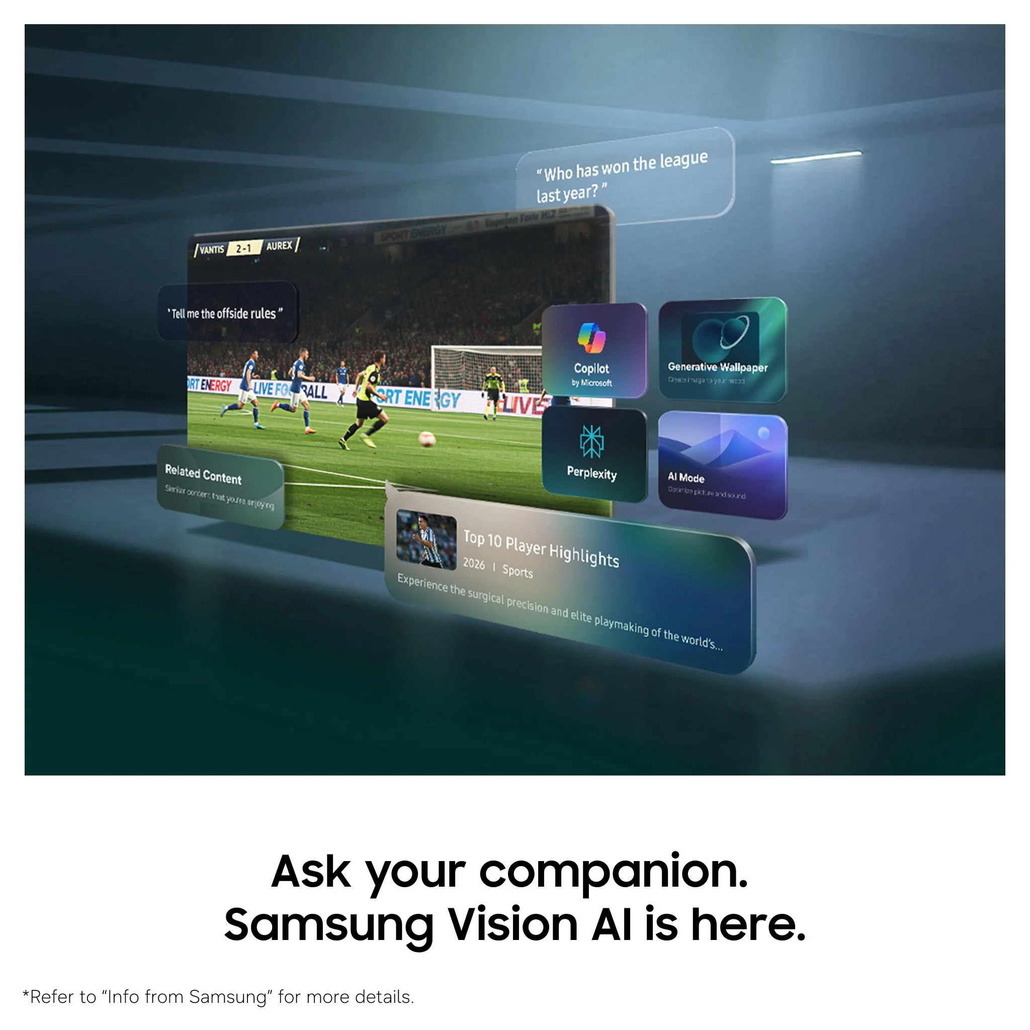 Samsung 75" QN80H NEO QLED 4K Mini LED Smart AI TV [2026] - Image 4