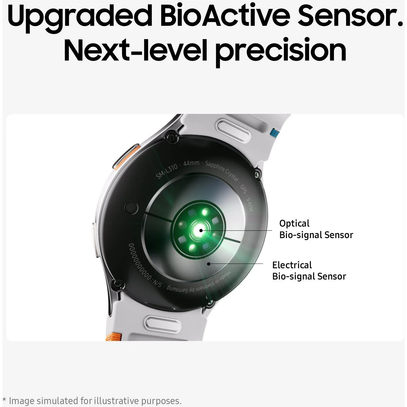 Samsung Galaxy Watch7 LTE 44mm (Silver) - Image 4