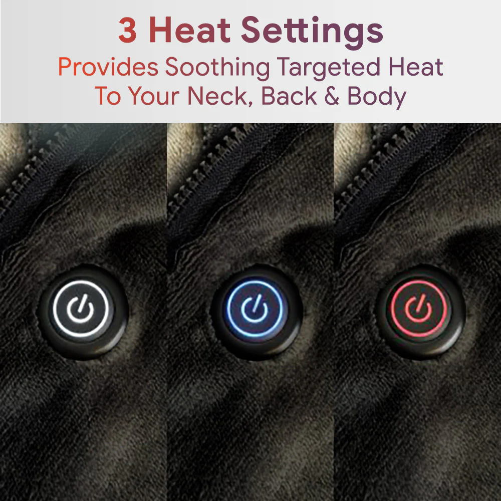 Sash & Bloom Winter Warm Heated Shawl Black - Portable 2-in-1 Super-Soft Heated Blanket That Zips Into A Shawl - Image 3