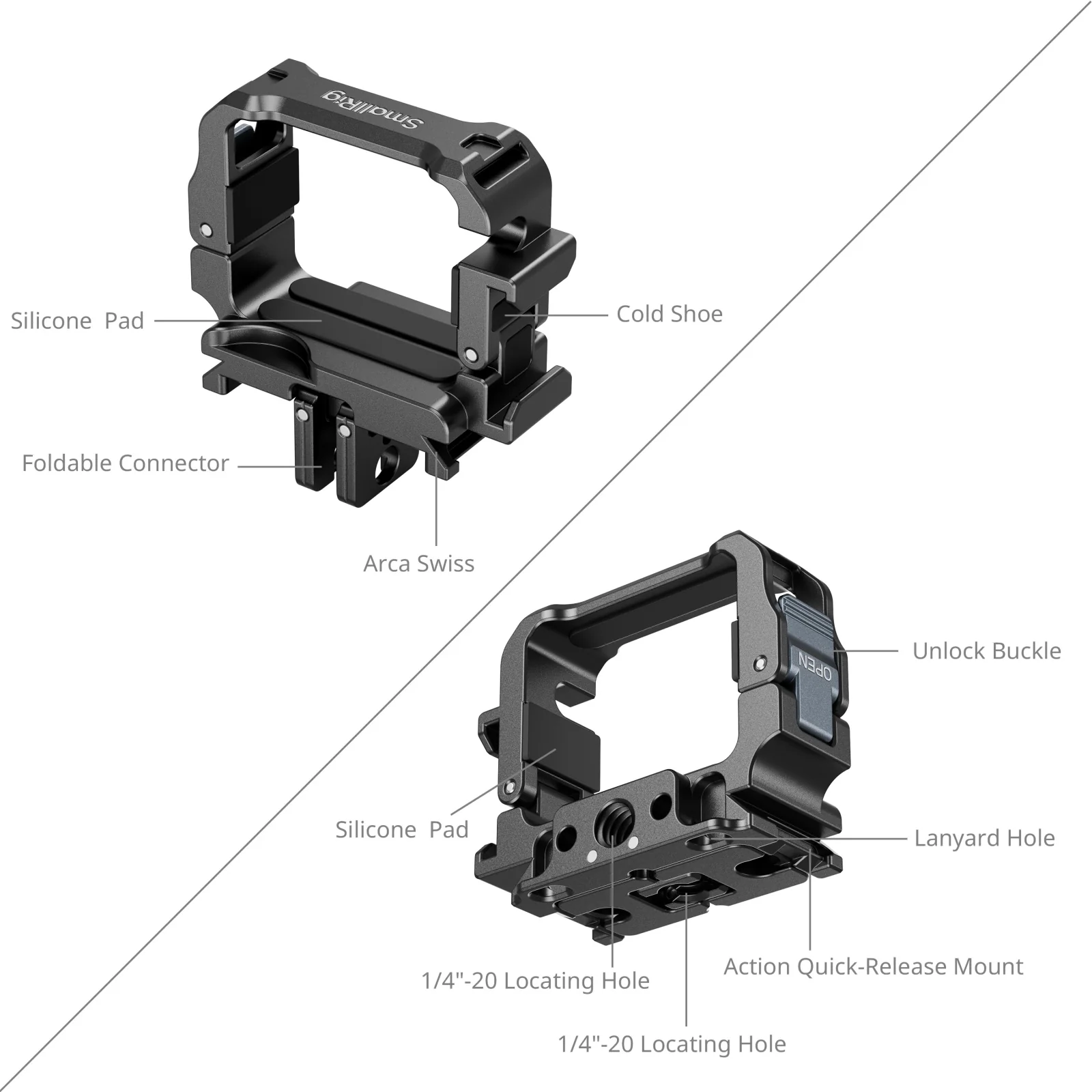 SmallRig Cage Adapter for DJI Osmo Pocket 3 5607 - Image 3